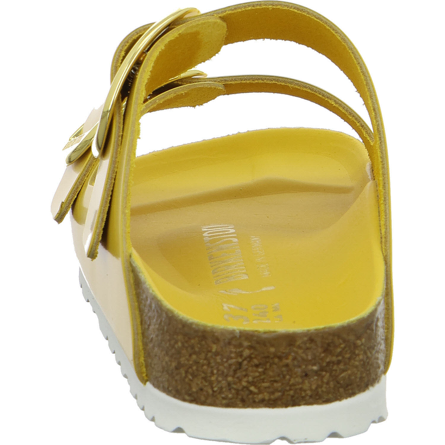 BIRKENSTOCK Pantoletten 1031822 Arizona Big Buckle high-shine ochre schmal