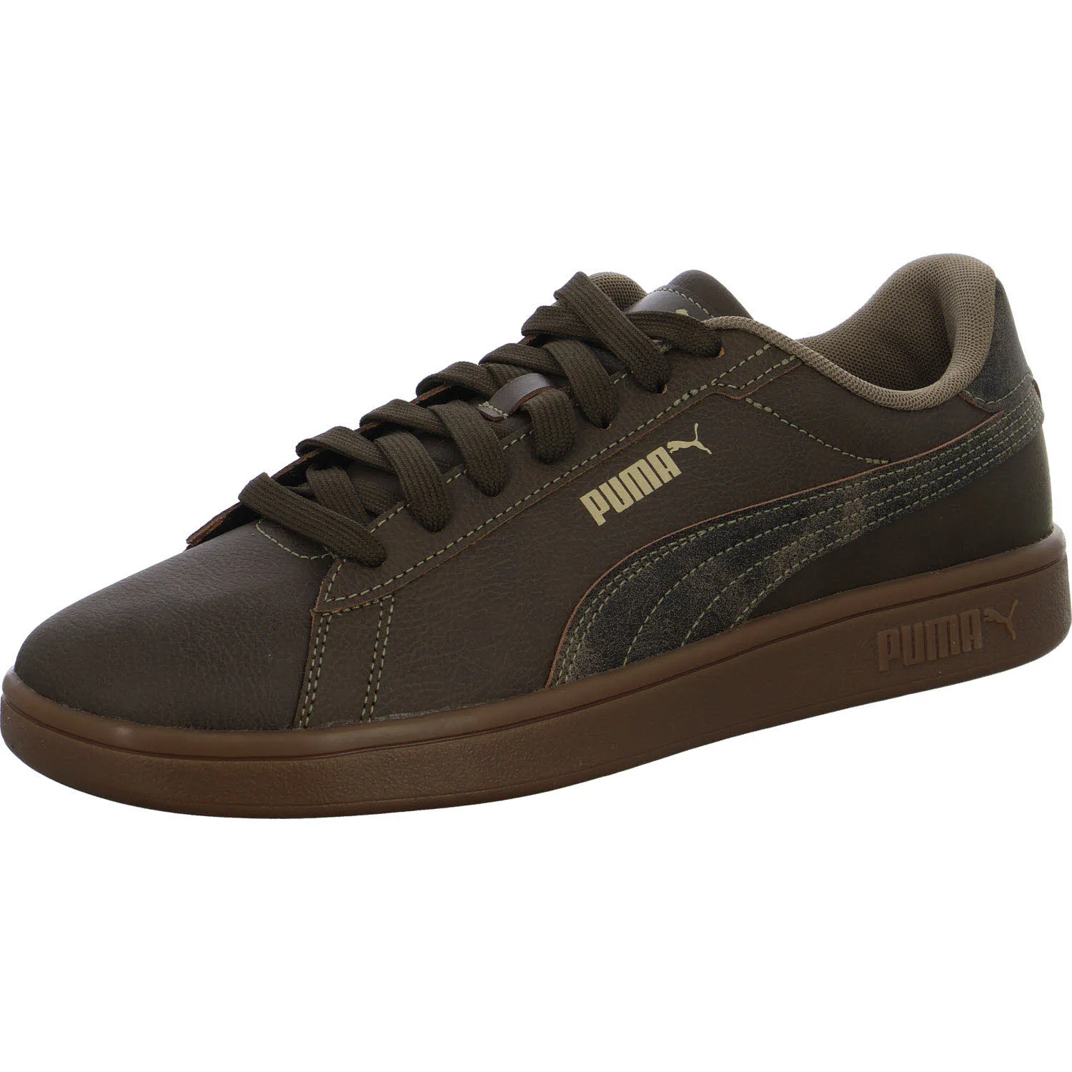 Puma Herren Schnürschuhe 407793/01 Puma Smash 3.0 chocolate-totally taupe normal