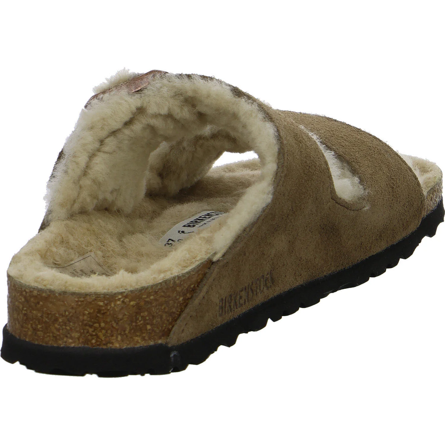 Element 4 von 8 (Bild) – BIRKENSTOCK Pantoletten 1033169 Arizona Shearling dark tea schmal