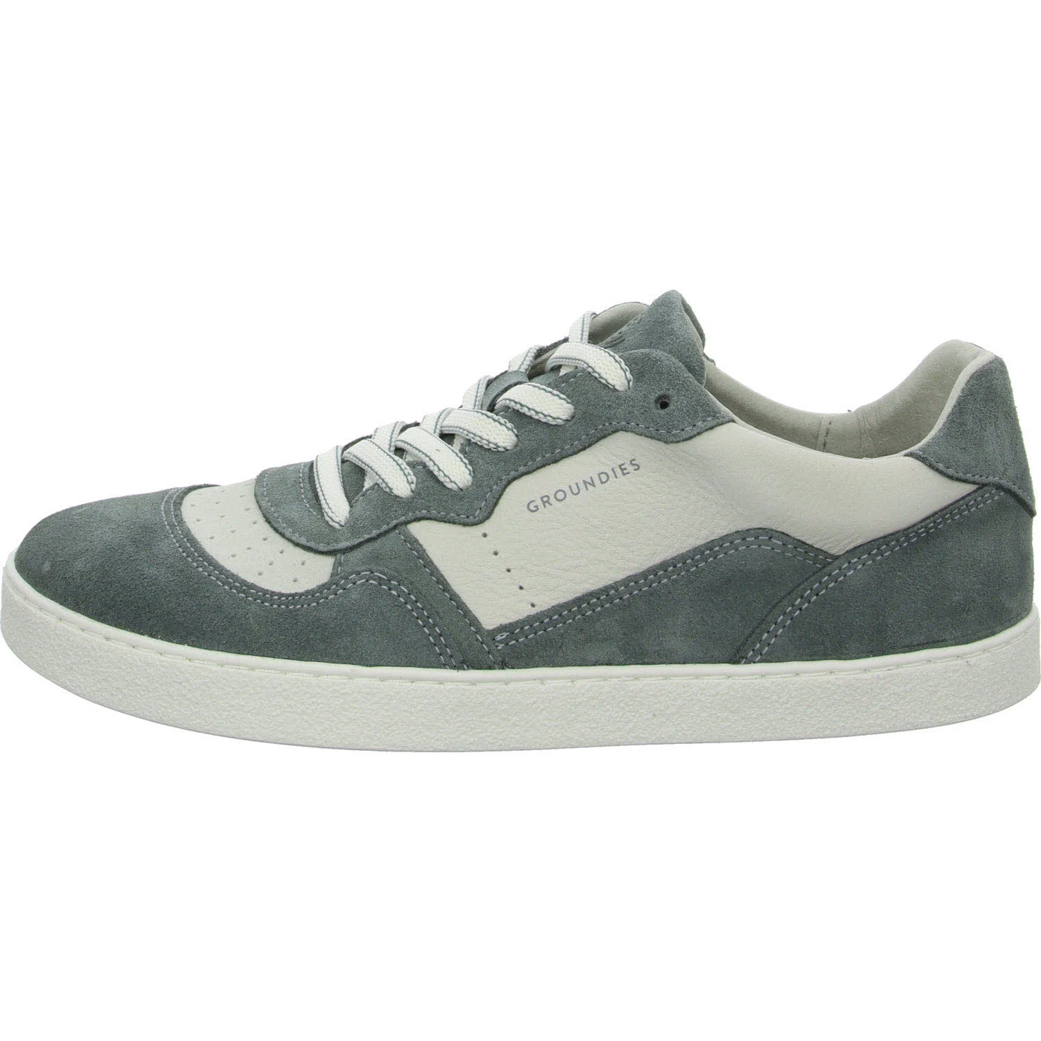 Groundies Schnürschuh 120112-44 NOVA Special sage green/white weit