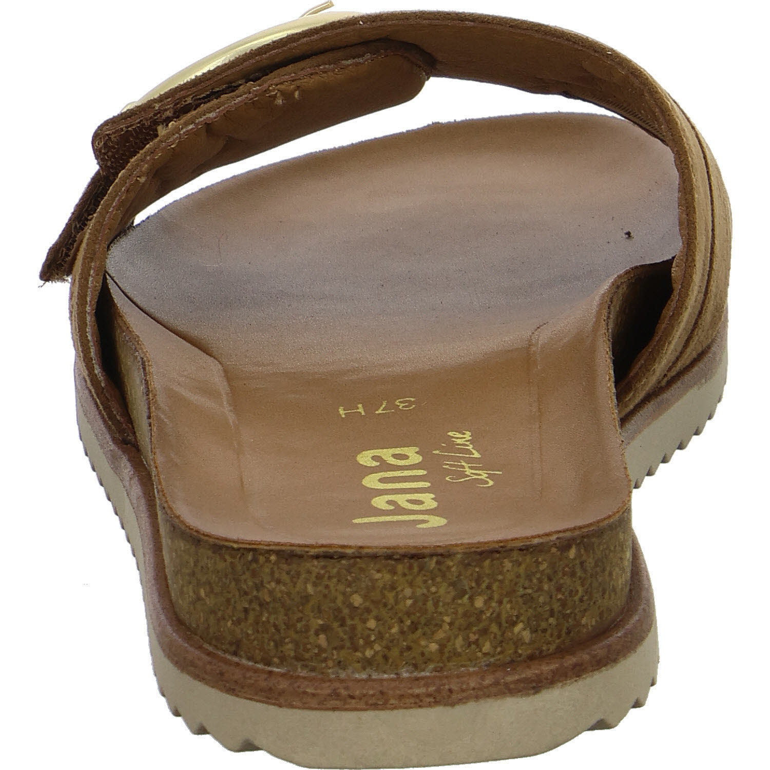 Jana Damen Pantoletten 8-27460-46/305 8-27460-46 cognac H (weit)