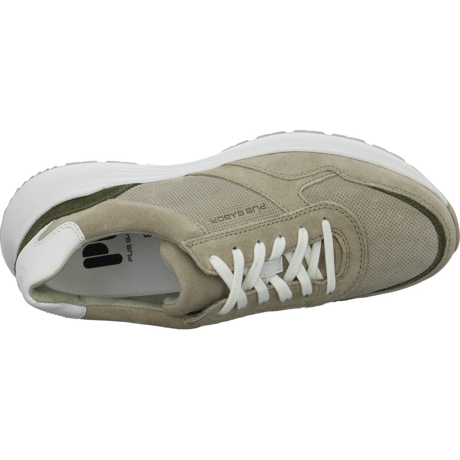 Gabor Herren Schnürschuhe 1079.10.03 1079.10 beige/fern/white G 1/2 (normal)