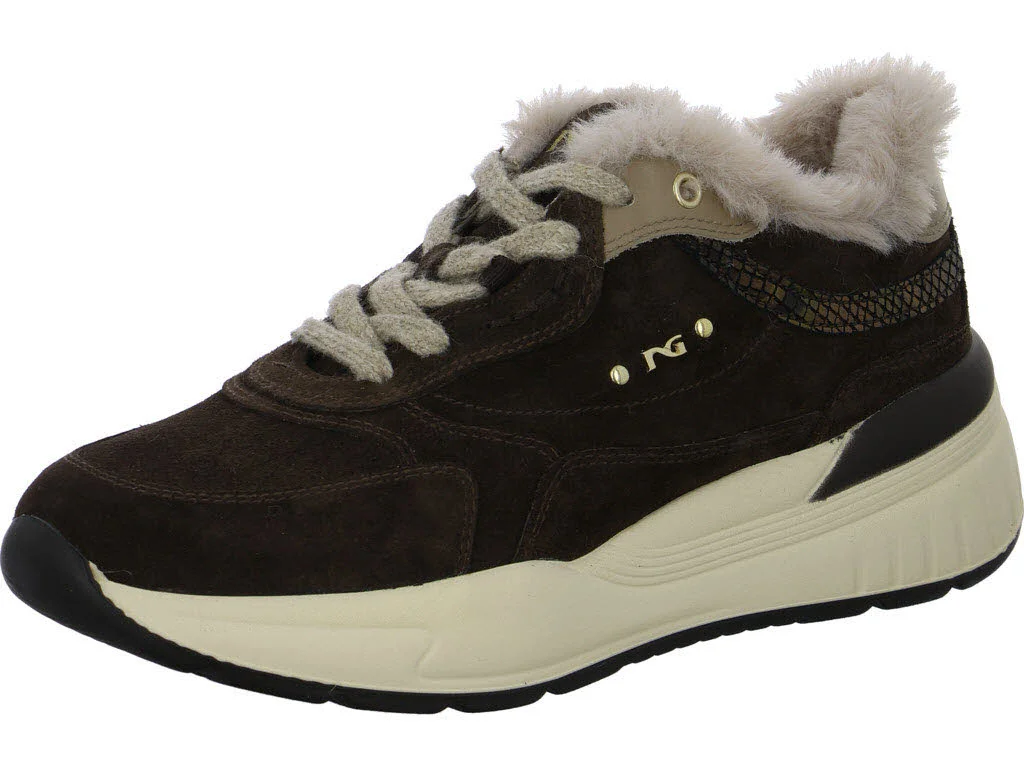 NeroGiardini Damen Schnürschuhe I617370D 300 I617370D t. moro gaucho tortora normal