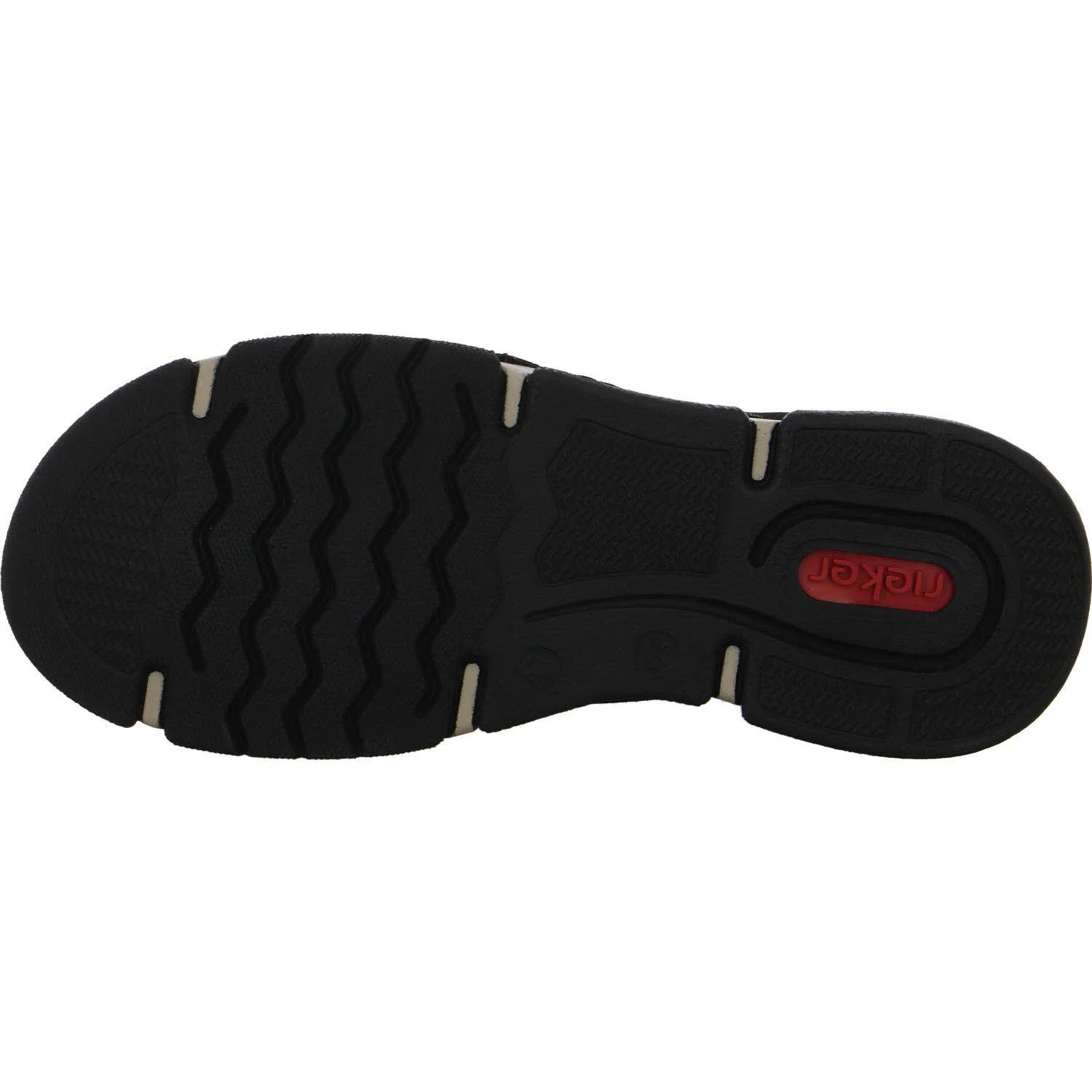 Rieker Damen Slipper 45976-00 45976 schwarz/schwarz F 1/2 (normal)