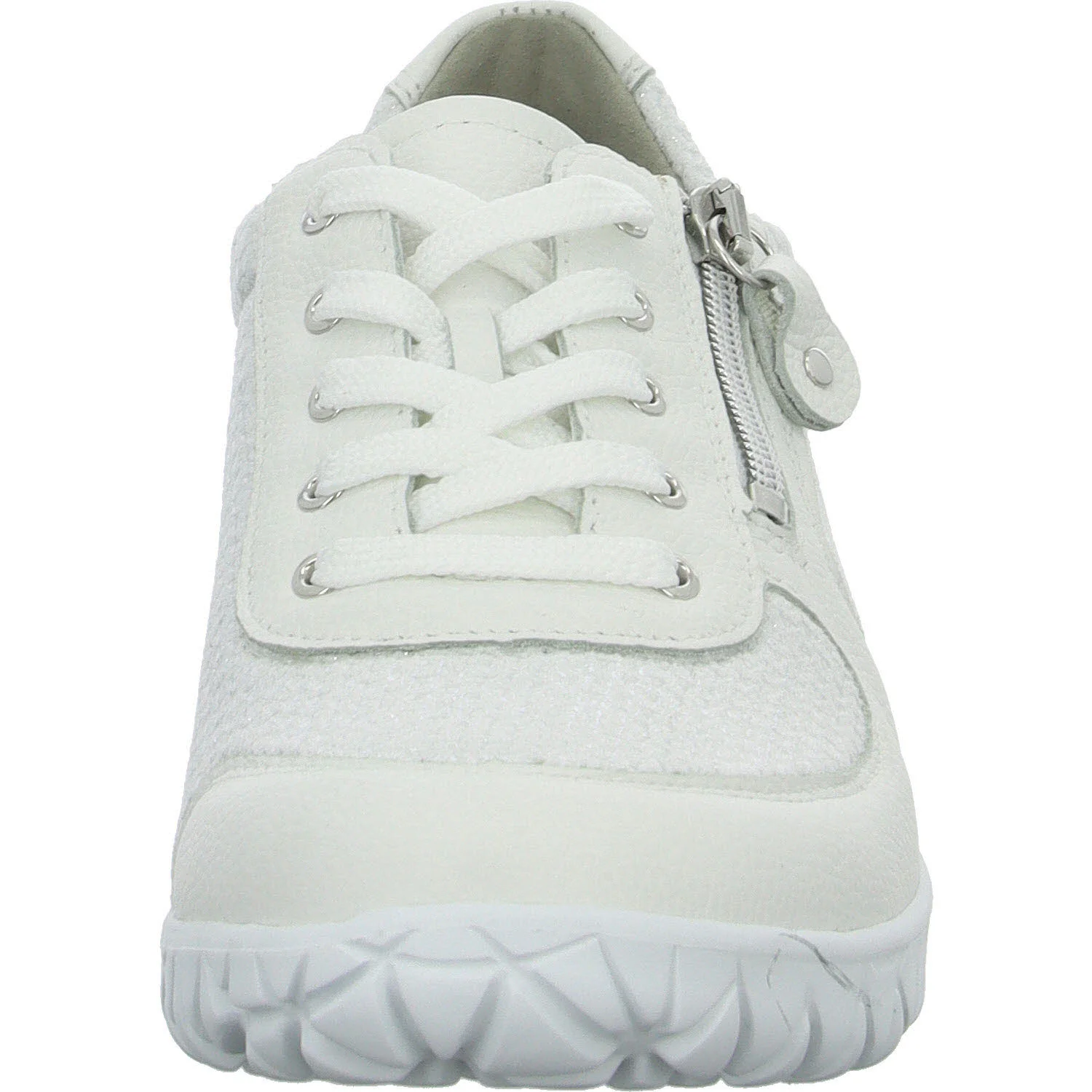 Element 3 von 8 (Bild) – Waldläufer Damen Schnürschuhe H89001-244/663 Havy Soft weiss silber H (weit)