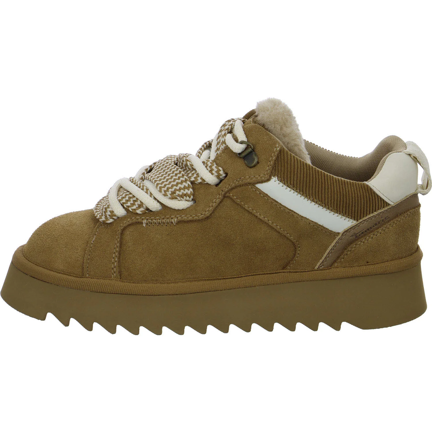 Tamaris Damen Schnürschuhe 1-23761-47-346 1-23761-47 sand normal