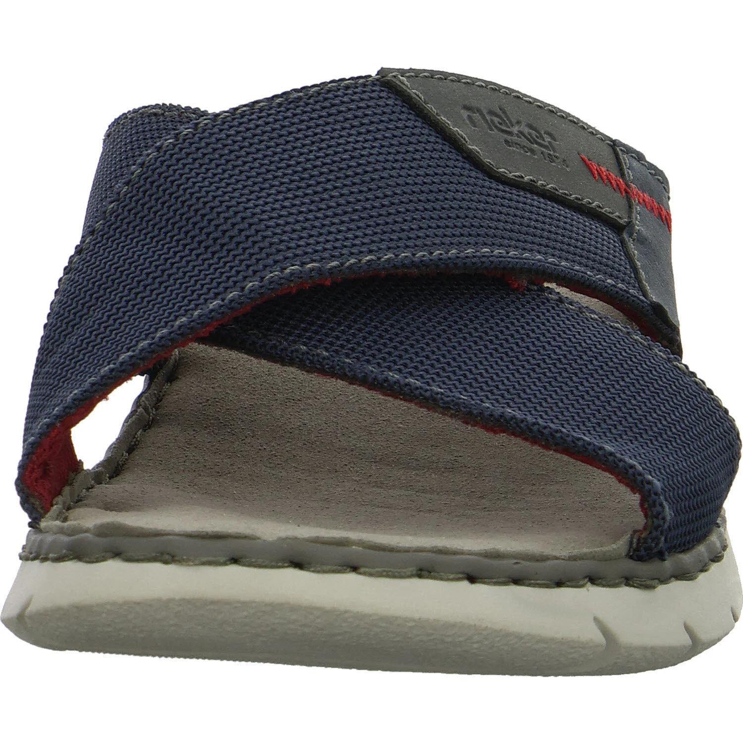 Rieker Pantoletten 25250-14 25250 atlantis/blei/denim G 1/2 (weit)
