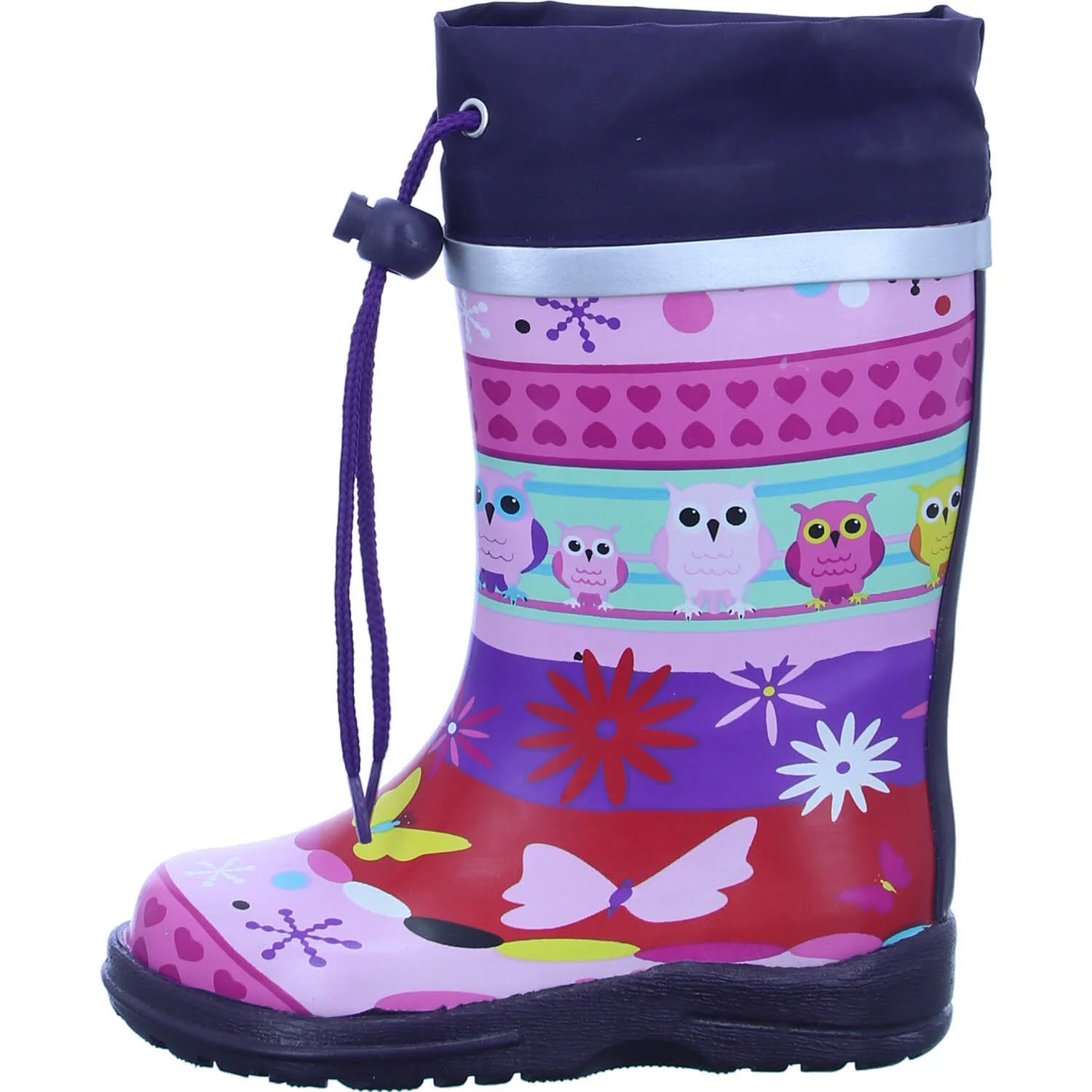 Element 6 von 7 (Bild) – Beck Gummistiefel Kinder 829/50 Eule multicolor normal