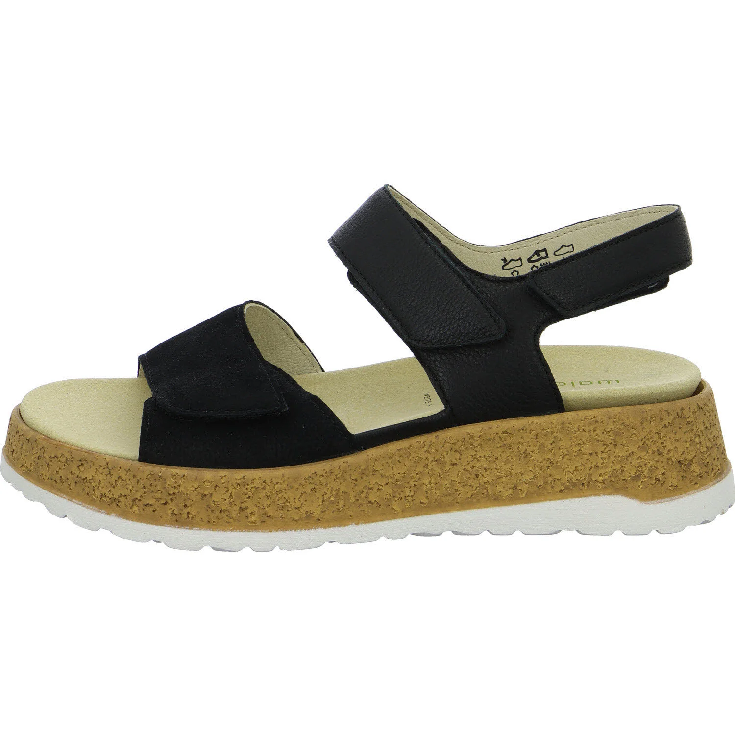 Element 6 von 8 (Bild) – Waldläufer Damen Sandalen 990001-201/001 H-Libby schwarz H (weit)