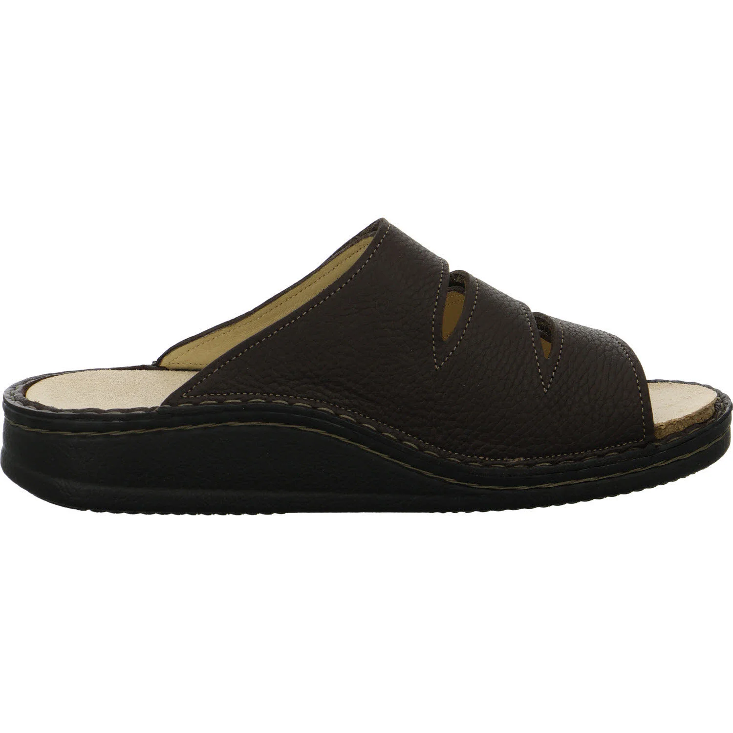 Finn Comfort Pantoletten 01508-813432 Korfu coffee weit