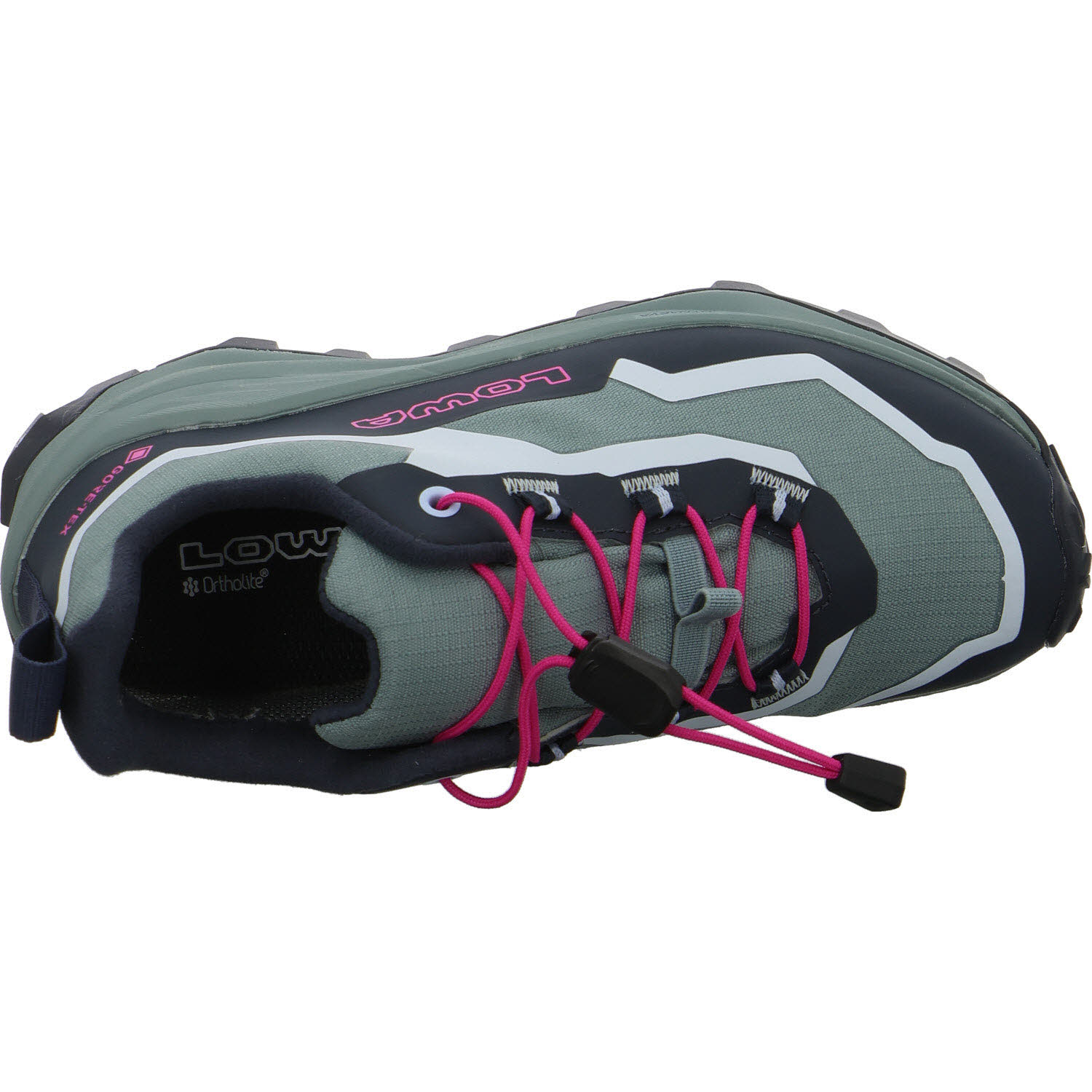 Lowa Kinderschuh zum Schlupfen 641640/6968 TRAILUX GTX LO JR navy/rauchblau normal