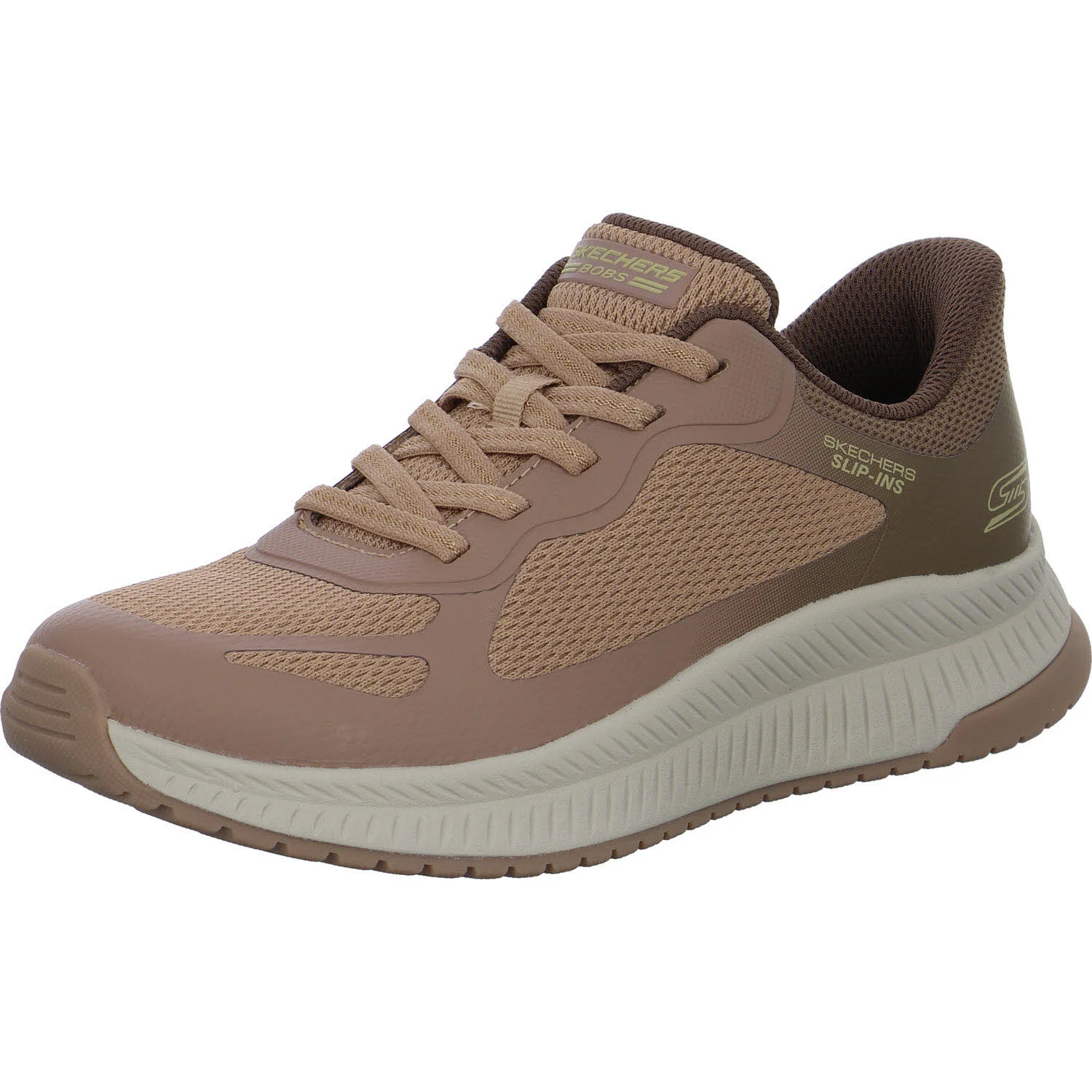 Element 2 von 8 (Bild) – Skechers Damen Slipper 117624 BRMT BOBS Squad 4 - Staple Look brown/multi normal