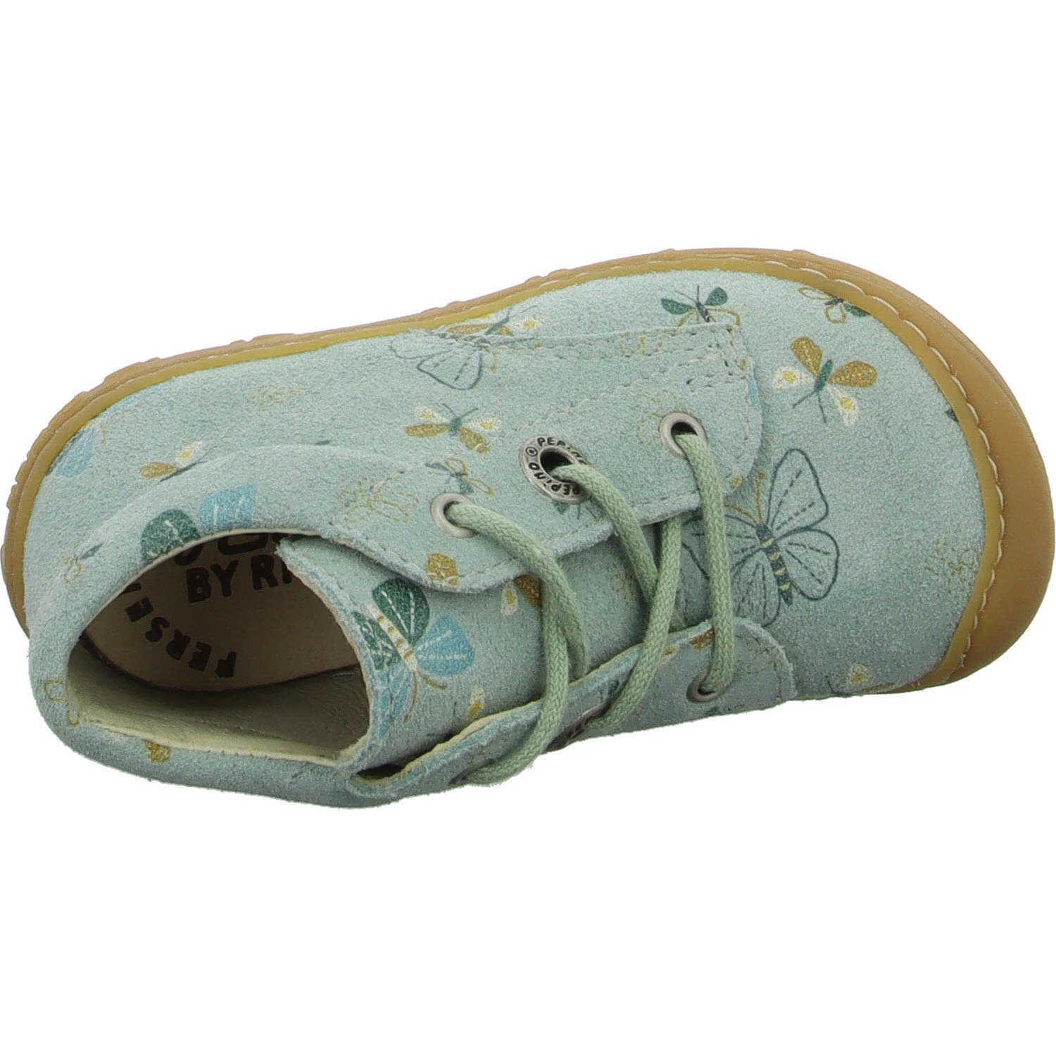 Ricosta Kinder Halbschuhe zum Schnüren 50 1200502/111 Dots ice WMS mittel