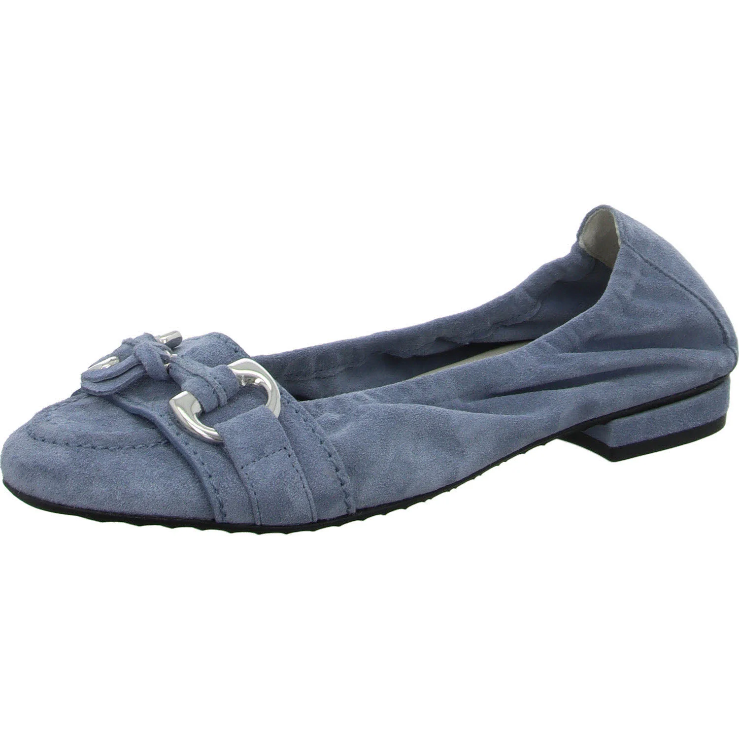 Kennel & Schmenger Damen Ballerina 51-10300.353 Malu cielo/silver normal