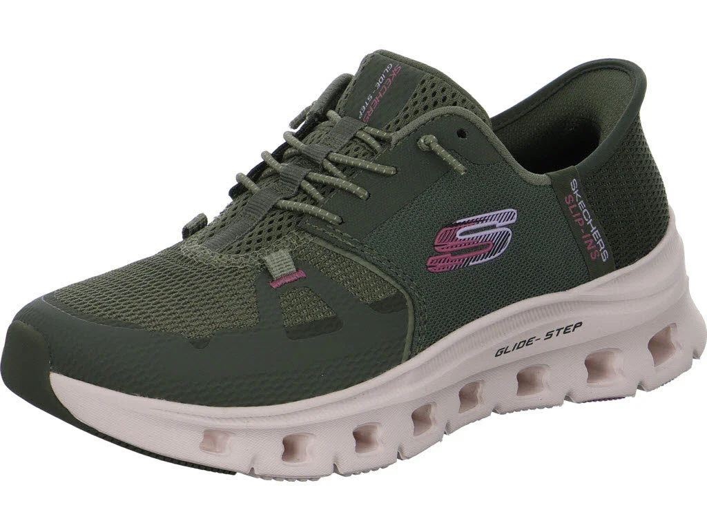 Skechers Damen Slipper 150420 OLV Glide-Step Pro olive normal