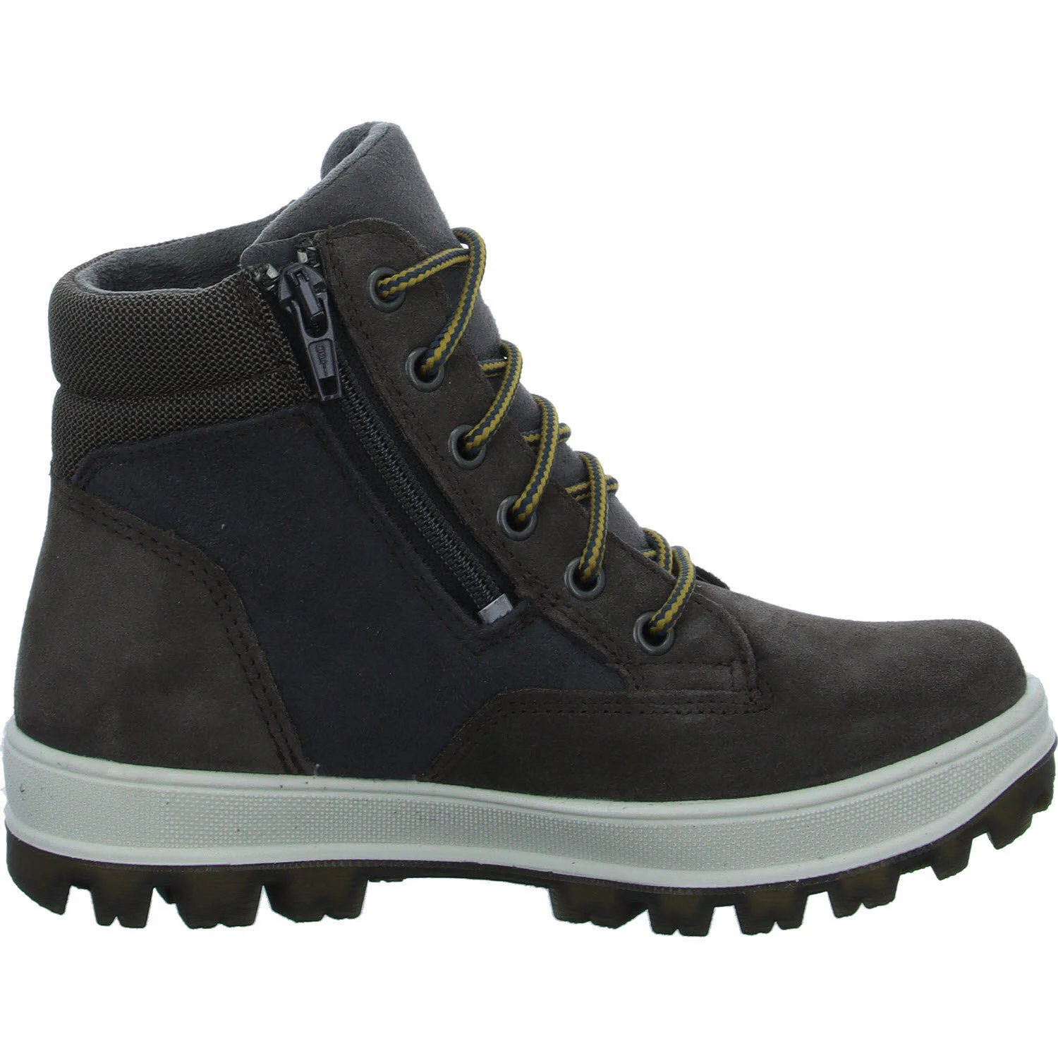 Element 7 von 8 (Bild) – Superfit Kinder Schnürstiefel 1-800476-3000 Tedd braun/blau WMS weit
