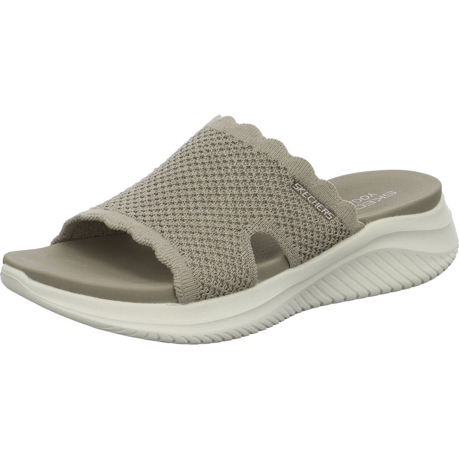 Skechers Damen Pantoletten 164055 TPE Ultra Flex 3.0 Sandal - Bring It! taupe normal