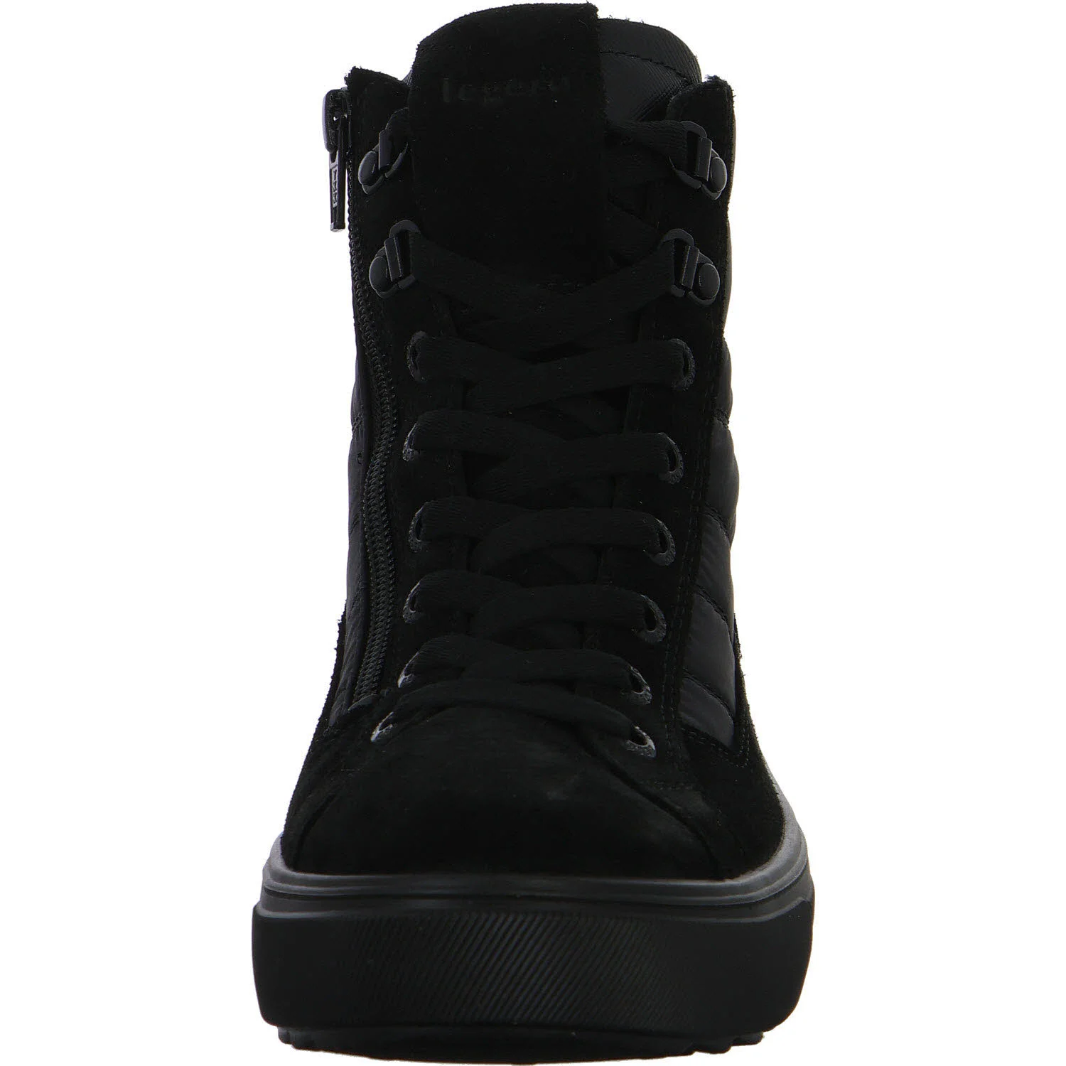 Legero Damen Schnürstiefel warm 2-000481-0000 Milena schwarz (schwarz) H (weit)