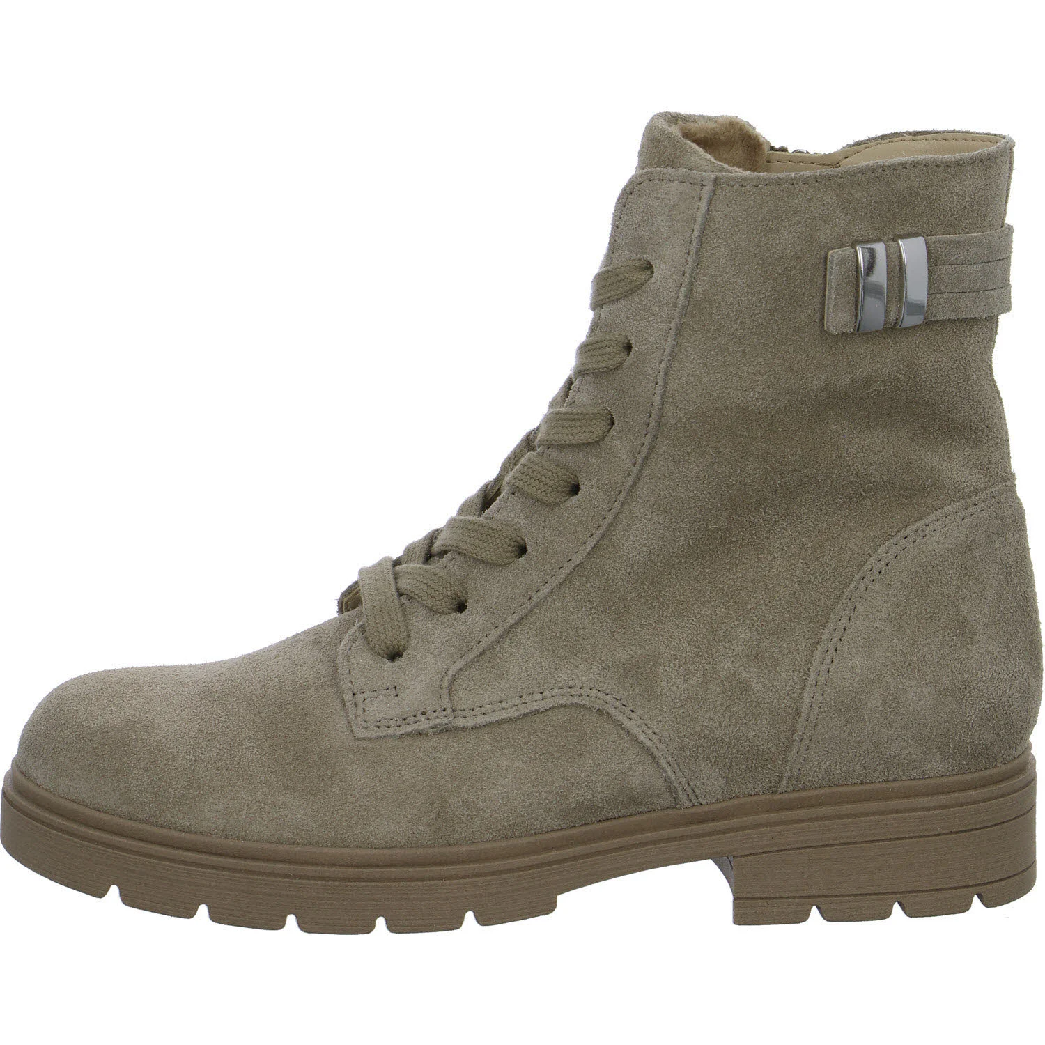 Gabor Damen Schnürstiefel 8007.02.003 8007.02 kiesel G (normal)