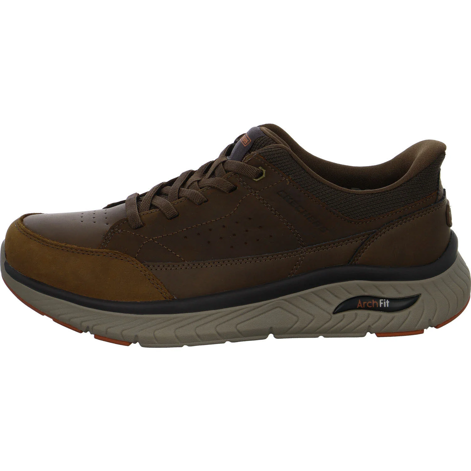 Skechers Herren Slipper 205656 CDB Arch Fit Cross - Felix dark brown normal