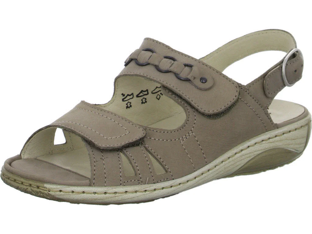 Element 1 von 8 (Bild) – Waldläufer Damen Sandalen 210004-191/060 Garda beige G (normal)