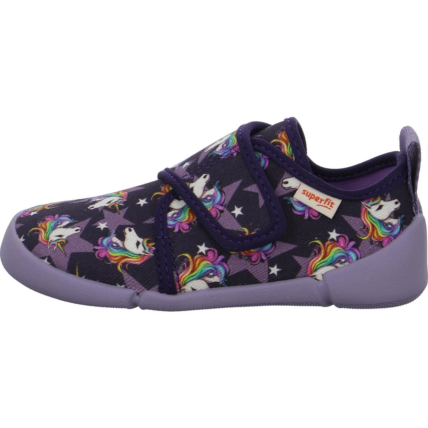 Element 6 von 8 (Bild) – Superfit Kinder Hausschuhe 1-006700-8520 Venti viola/mehrfarbig WMS weit