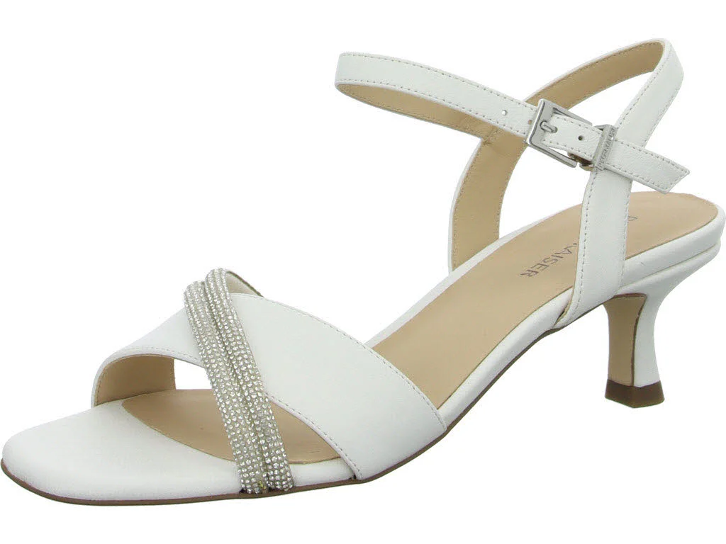 Peter Kaiser Damen Sandalen 9-78243-44/102 9-78243-44 white nappa F 1/2 (normal)