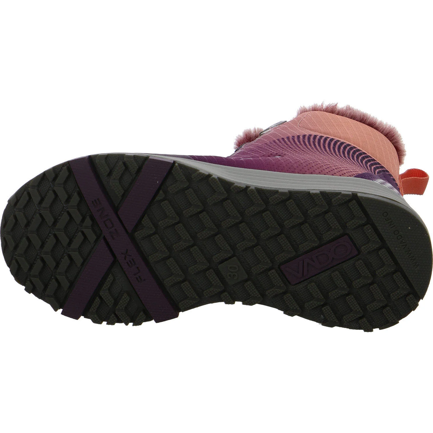 Element 5 von 8 (Bild) – VADO Kinder Winterstiefel 33439-3401/344 WENDY High BOA GTX berry/salmon normal