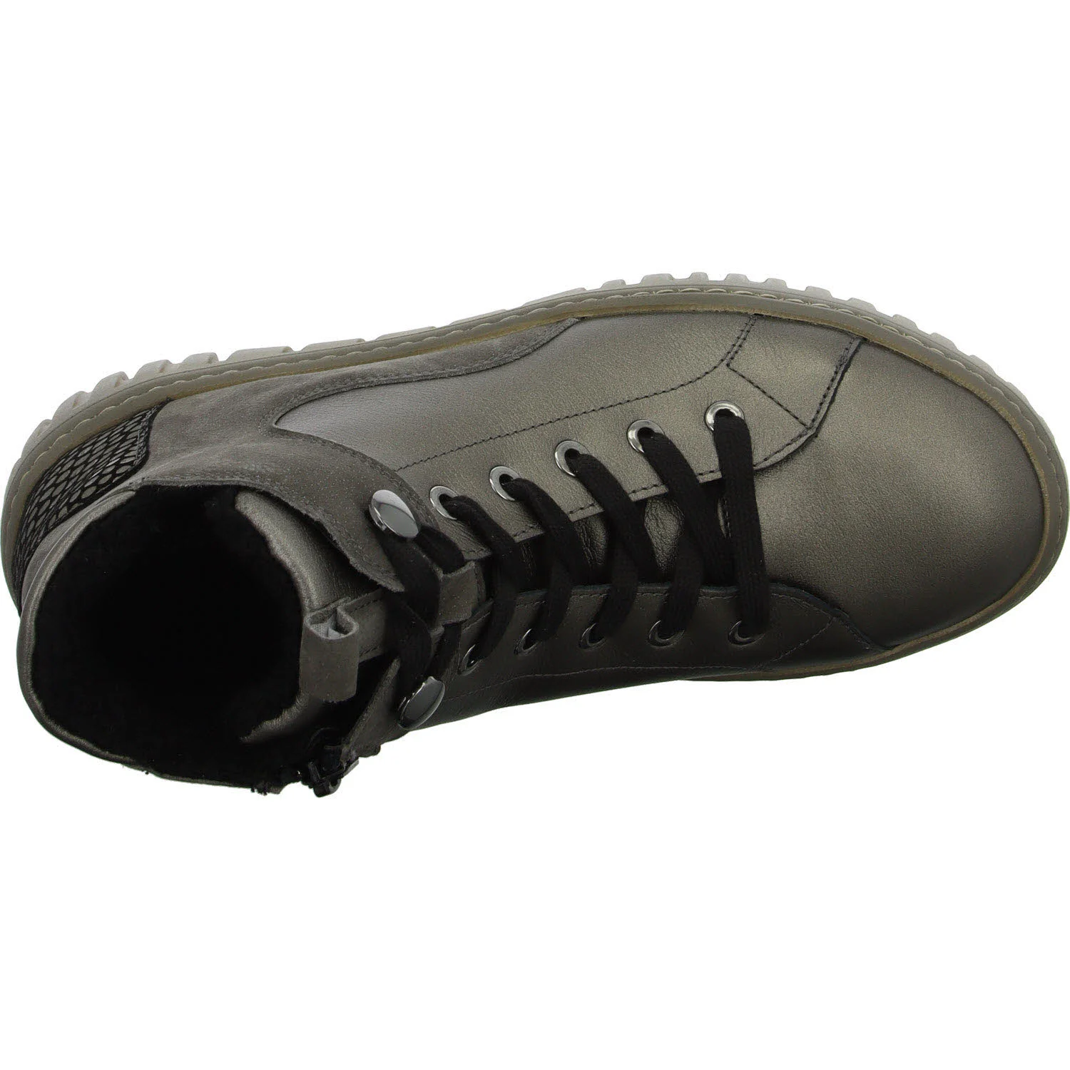 Element 8 von 8 (Bild) – Waldläufer Damen Schnürstiefel warm 941804-403/999 H-Livia schiefer carbon H (weit)