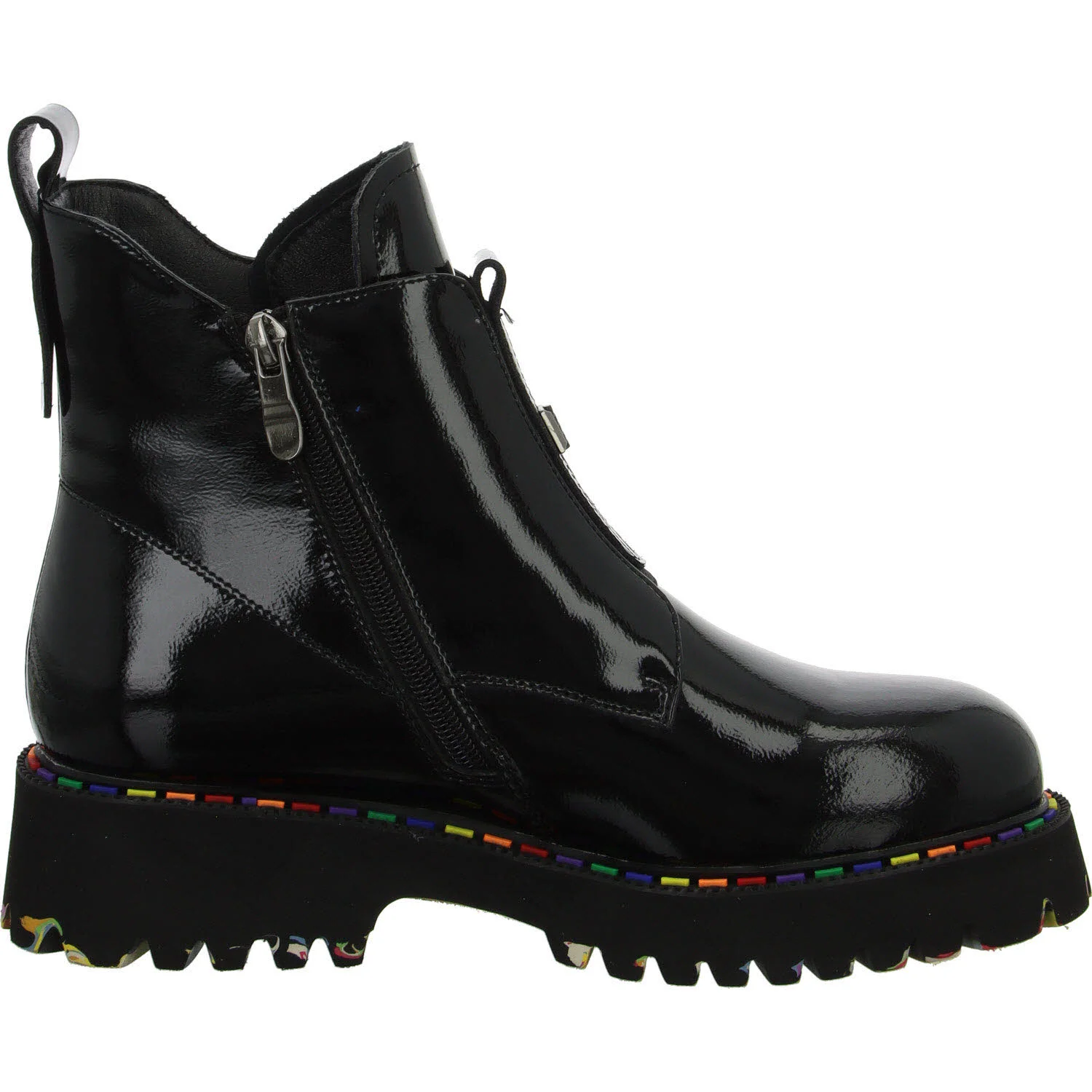 2go Fashion Damen Stiefeletten 8983507-902 8983507 schwarz(lack) normal