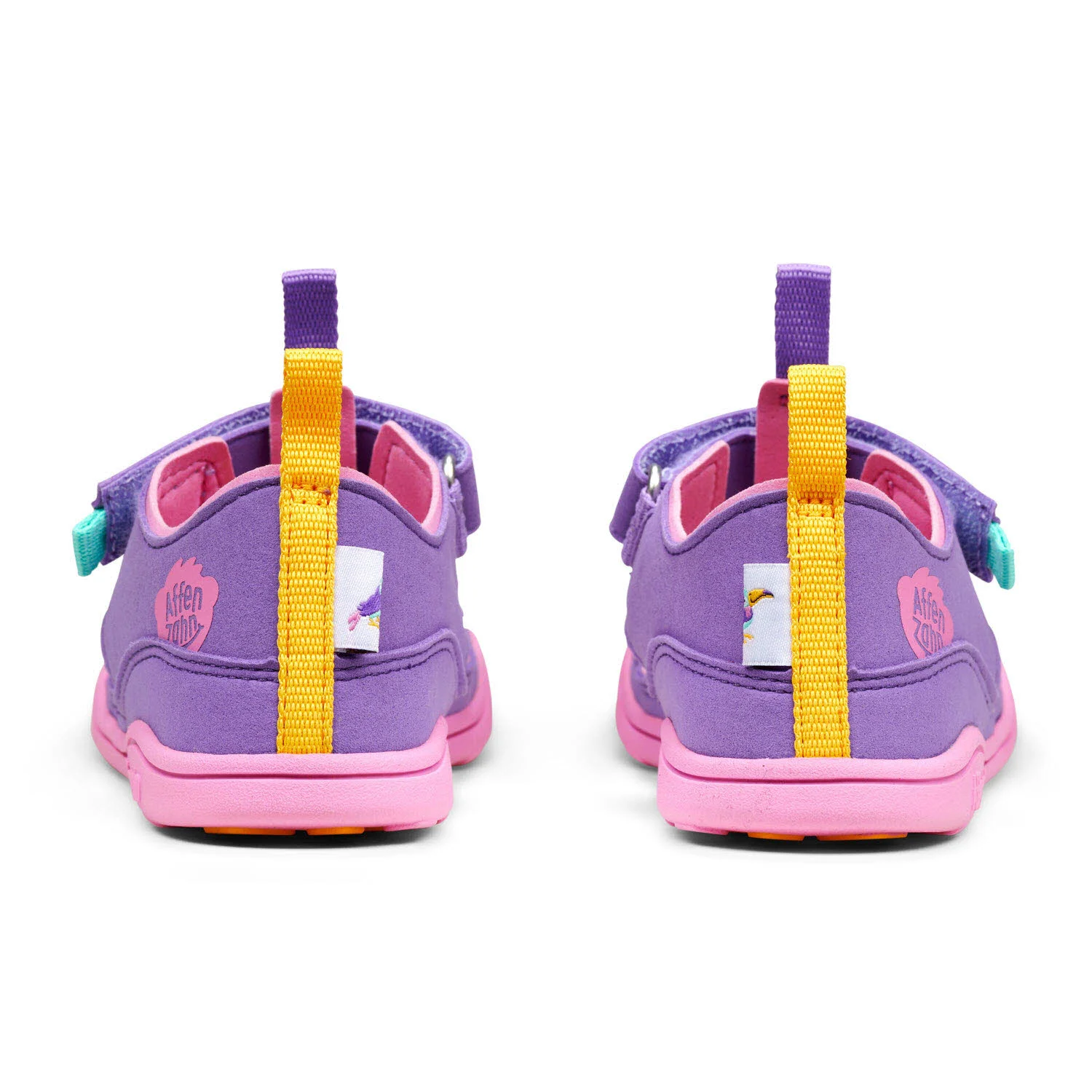 Affenzahn Kinder Sandalen 01724-40120 Sandale Vegan Breezy Kreativ Tukan pink/lila normal