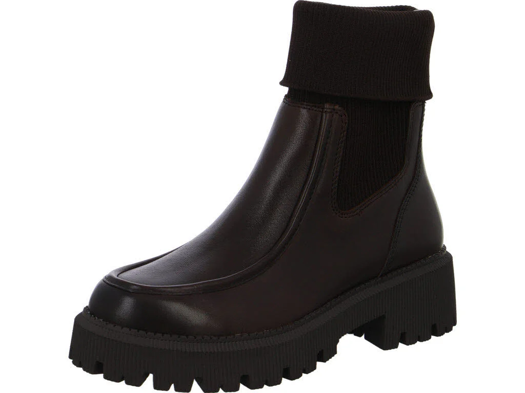 Caprice Damen Stiefeletten 9-25213-47-329 9-25213-47 dk brown comb G (normal)