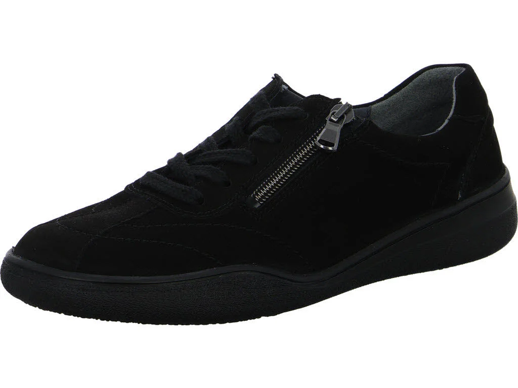Waldläufer Damen Schnürschuhe 521001-190/001 H-Linea schwarz H (weit)