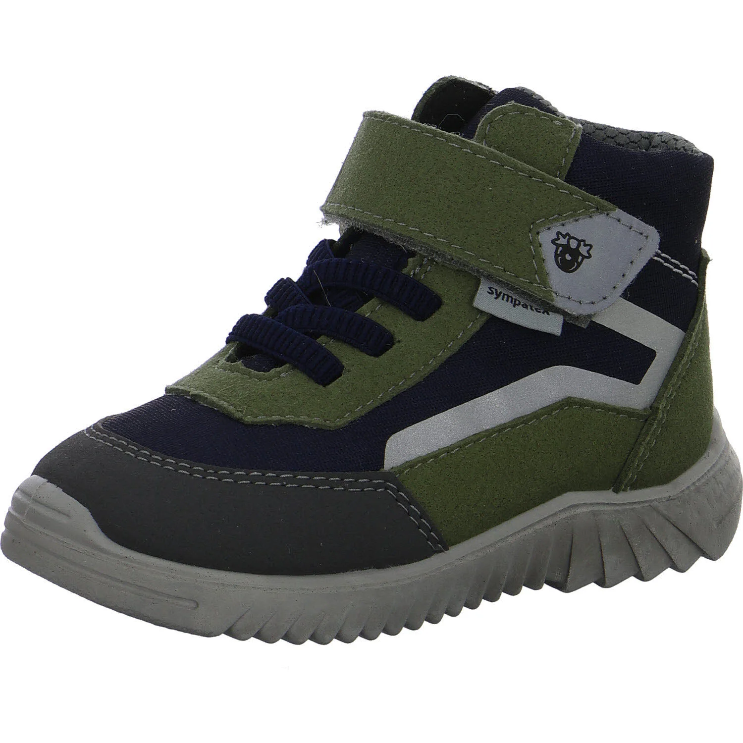 Ricosta Kinderschuh zum Schlupfen 50 3100303/170 Romeo nautic/oliv WMS weit