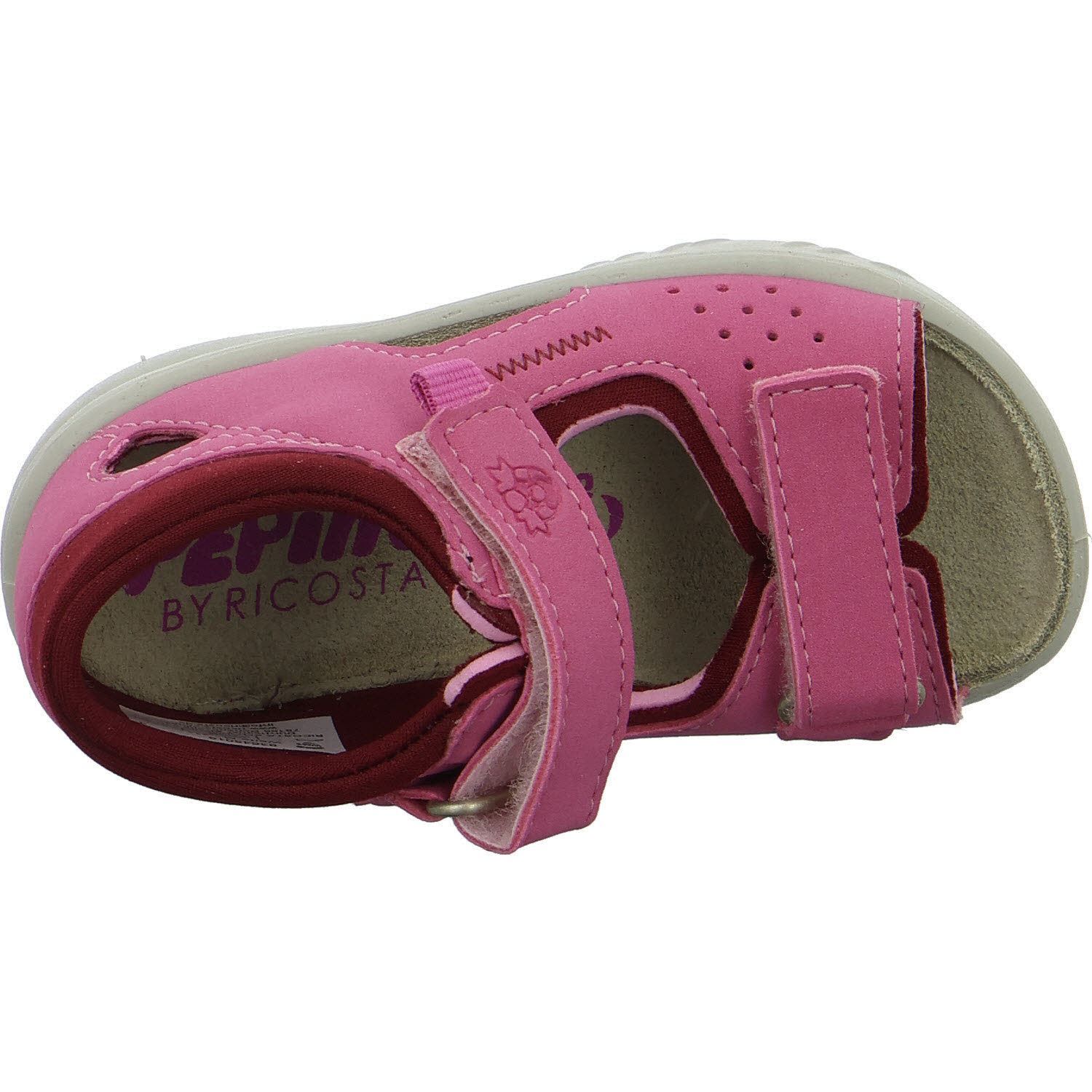 Ricosta Kinder Sandalen 50 3500402/331 Mantu fleur/burgund WMS mittel