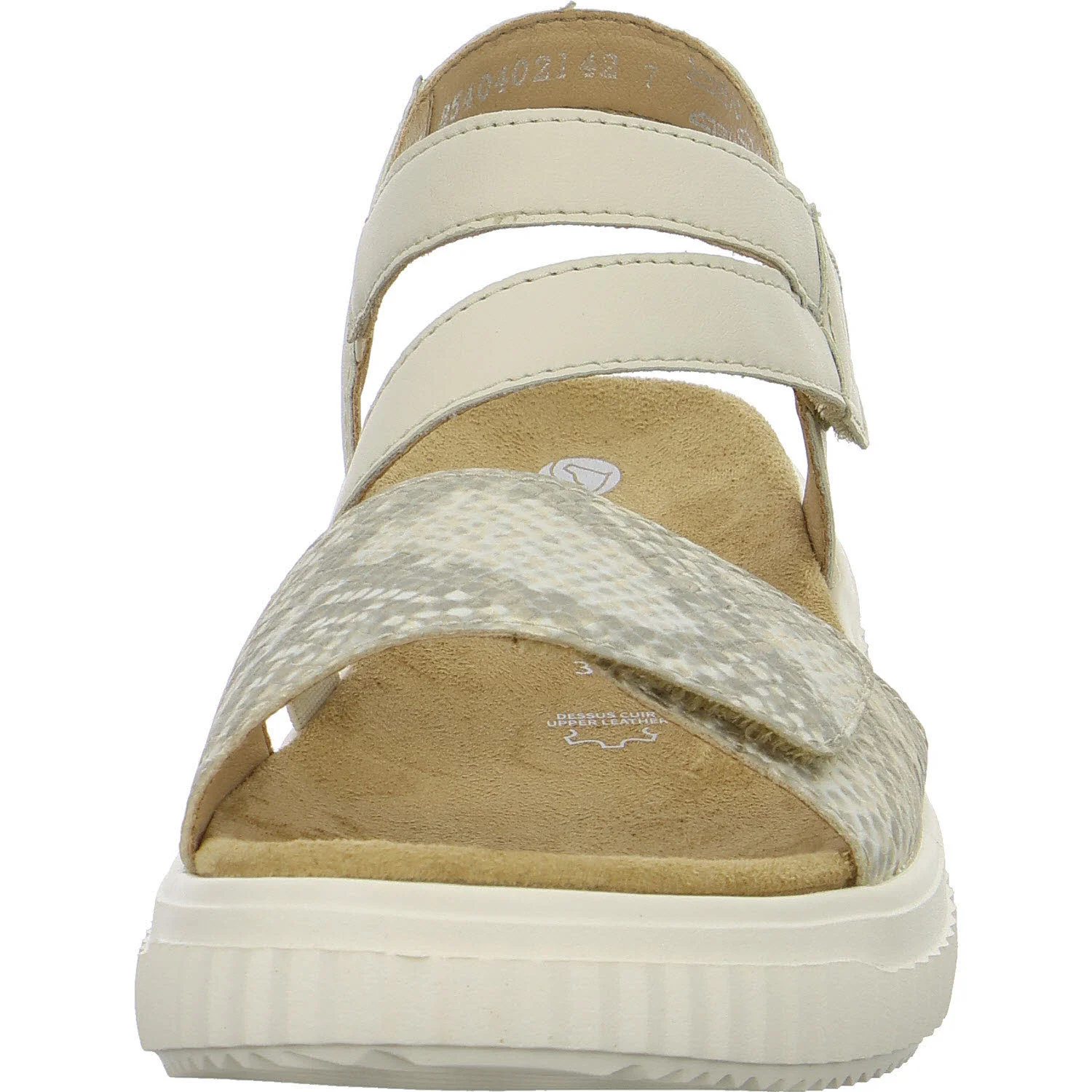 Remonte Damen Sandalen D3L51-60 D3L51 offwhite-gold/porzellan H (extra weit)