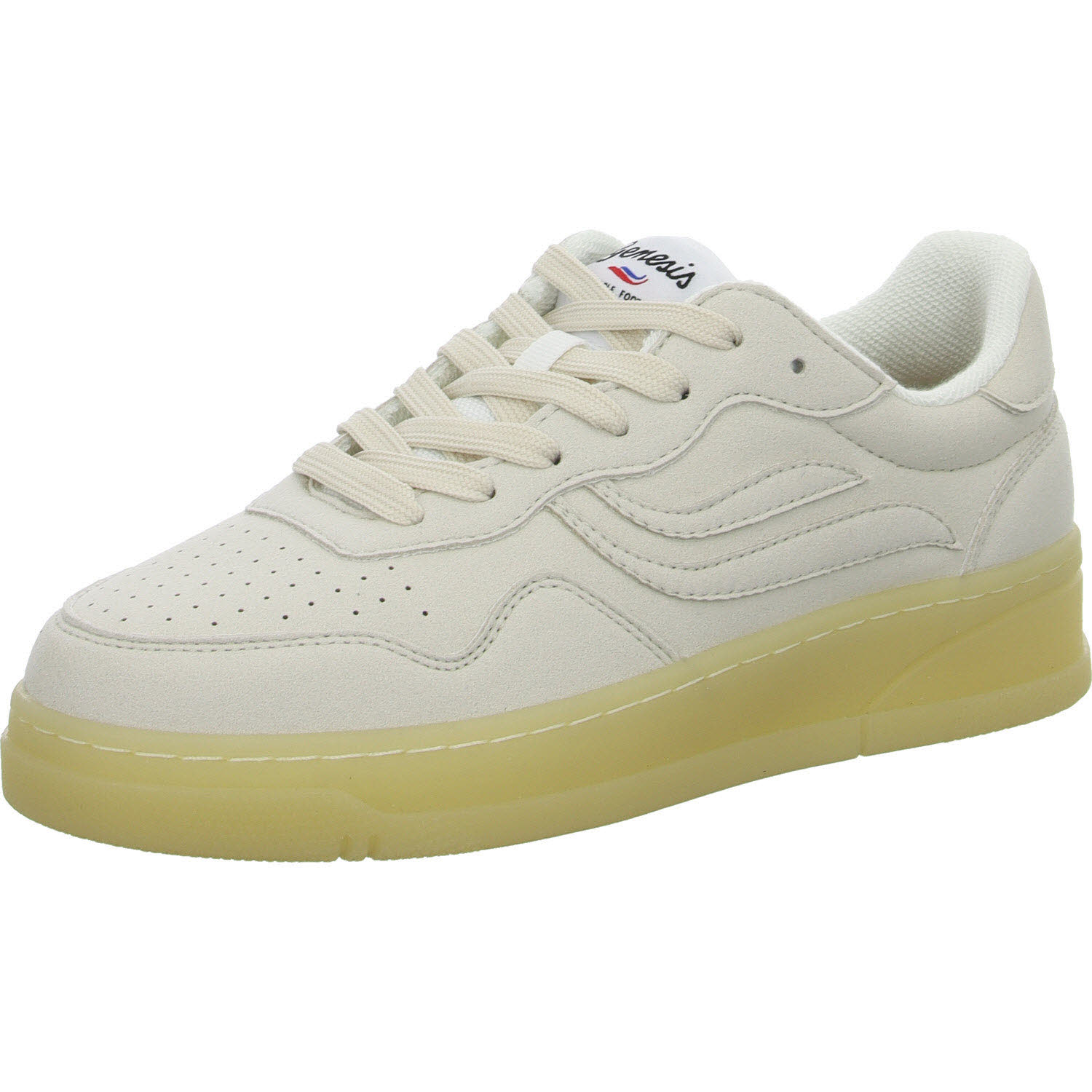 Genesis Damen Schnürschuhe 1005593 G-Soley 2.0 Suede Hevea Rubber offwhite normal