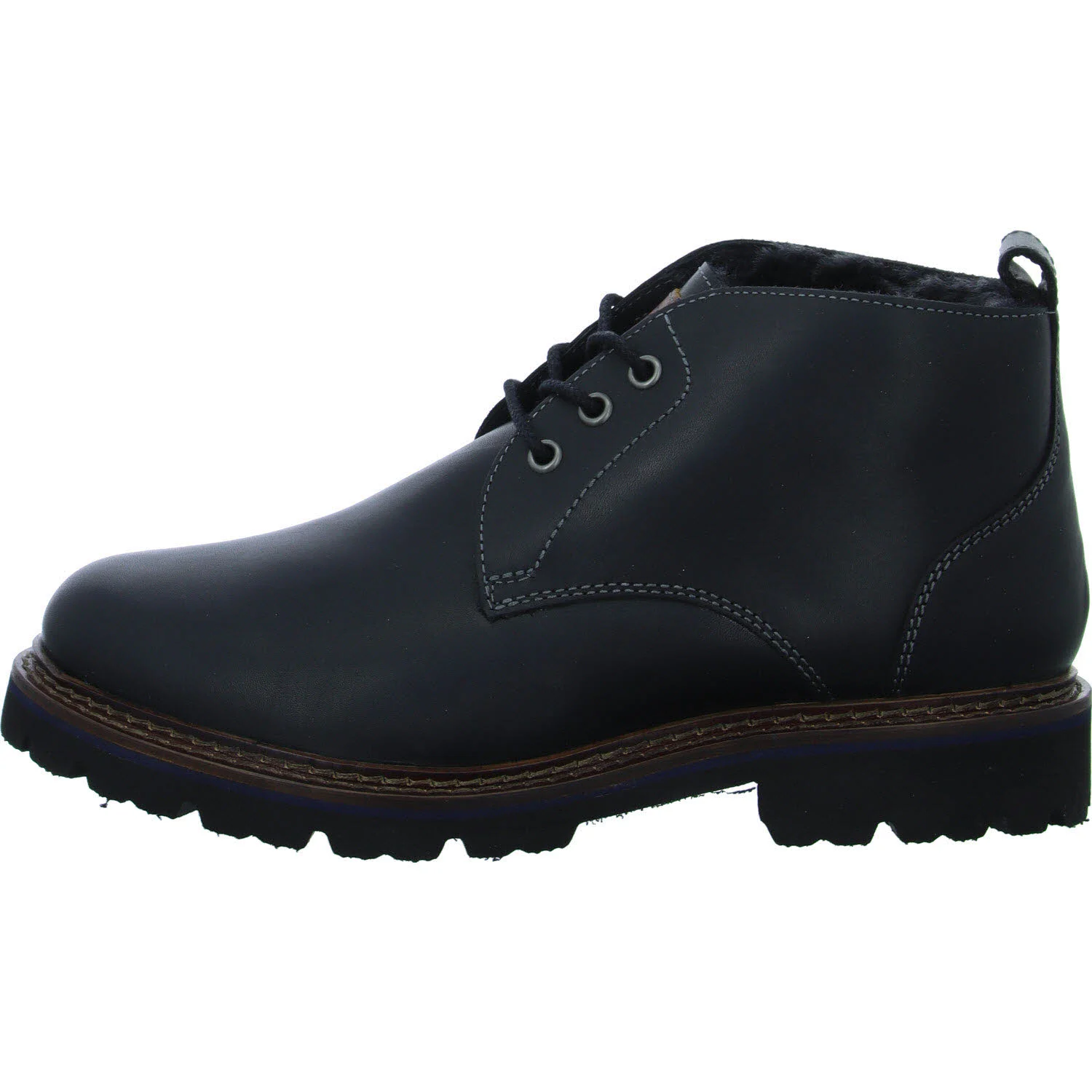 Sioux Herren Schnürstiefel warm 38332 Adalrik-701-Lf-H schwarz H (extra weit)