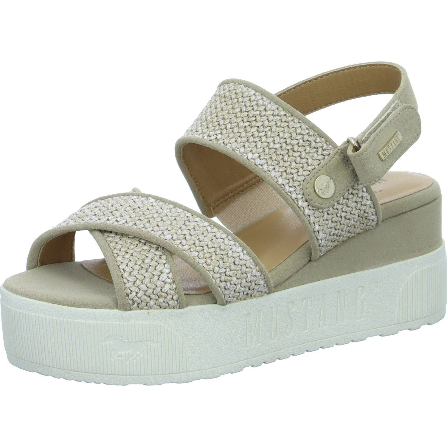 Mustang Damen Sandalen 1459803-4 1459803 beige normal