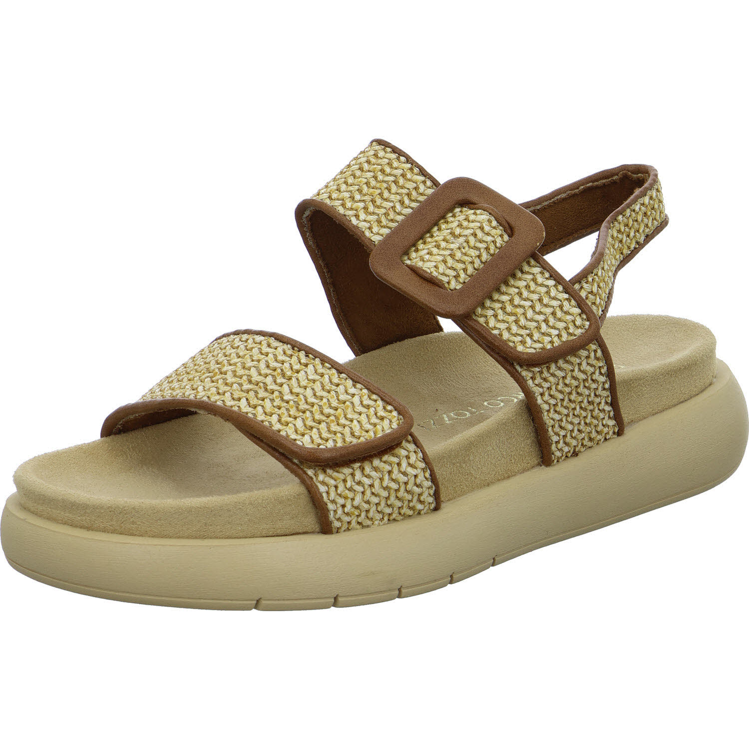 Marco Tozzi Damen Sandalen 2-28421-46/392 2-28421-46 cognac comb normal