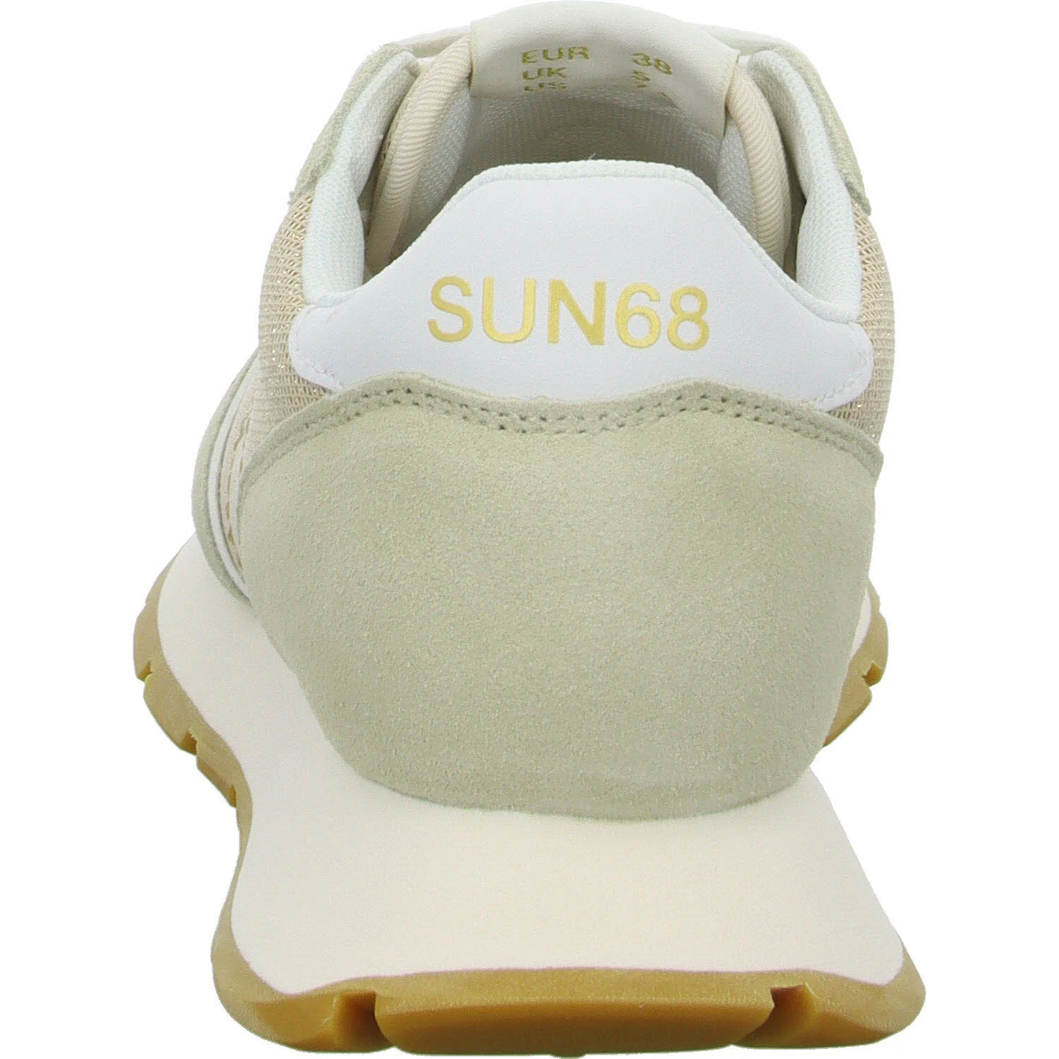 SUN68 Damen Schnürschuhe Z35203 43 ALLY GLITTER TEXTILE oro normal