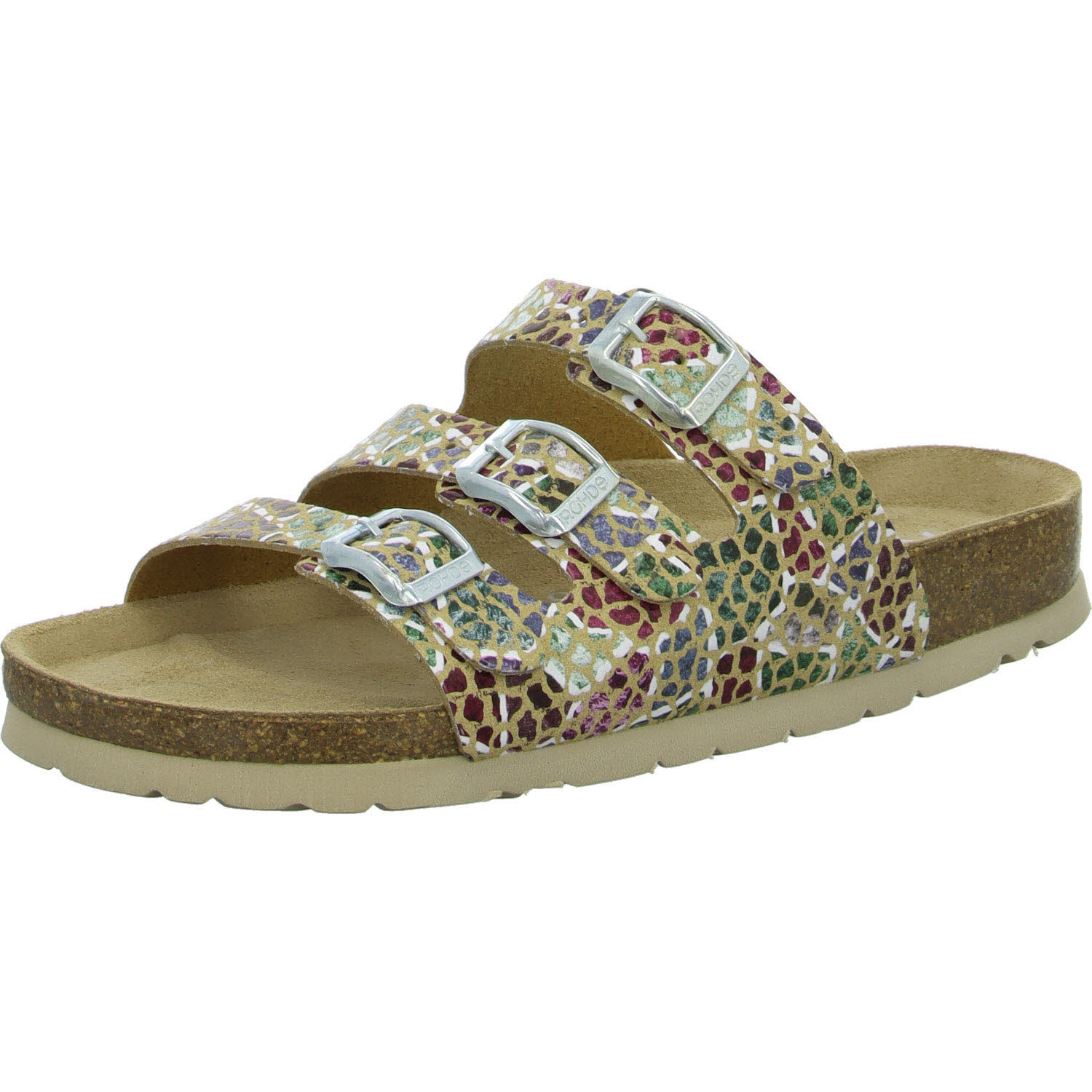 Element 2 von 8 (Bild) – ROHDE Damen Pantoletten 5620/75 Alba camel G (normal)