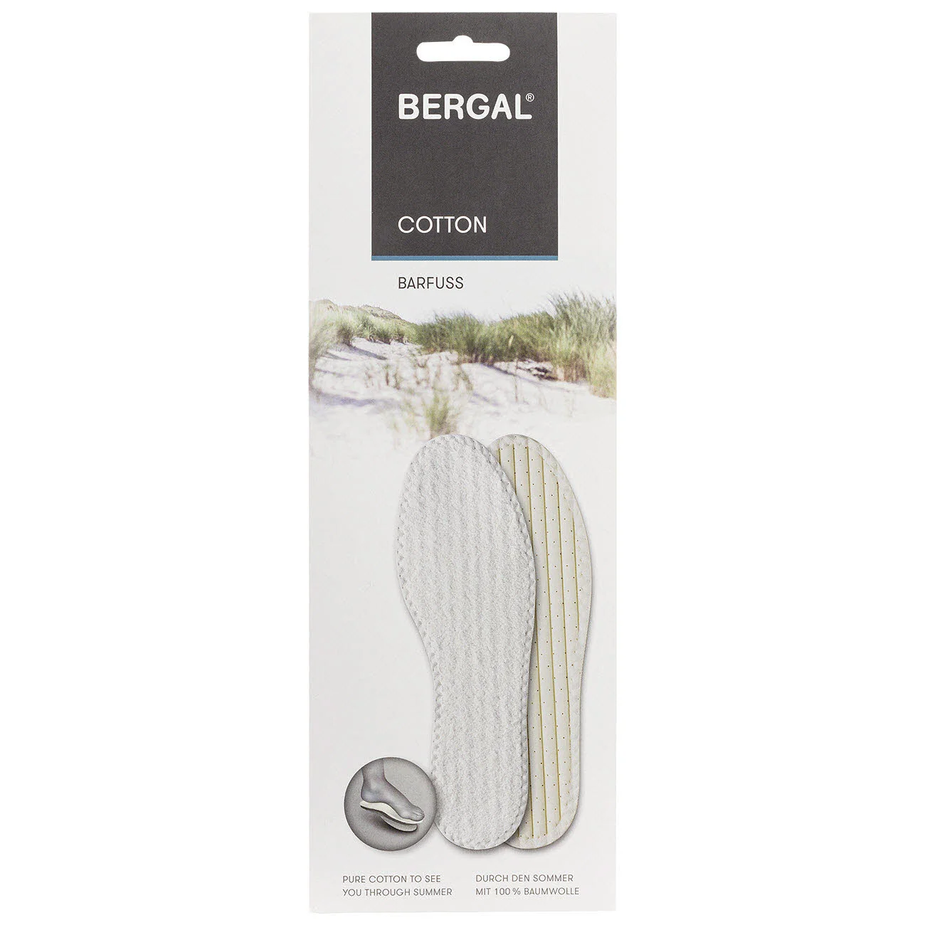 Element 1 von 2 (Bild) – Bergal Langsohlen Erwachsen 86904 COTTON