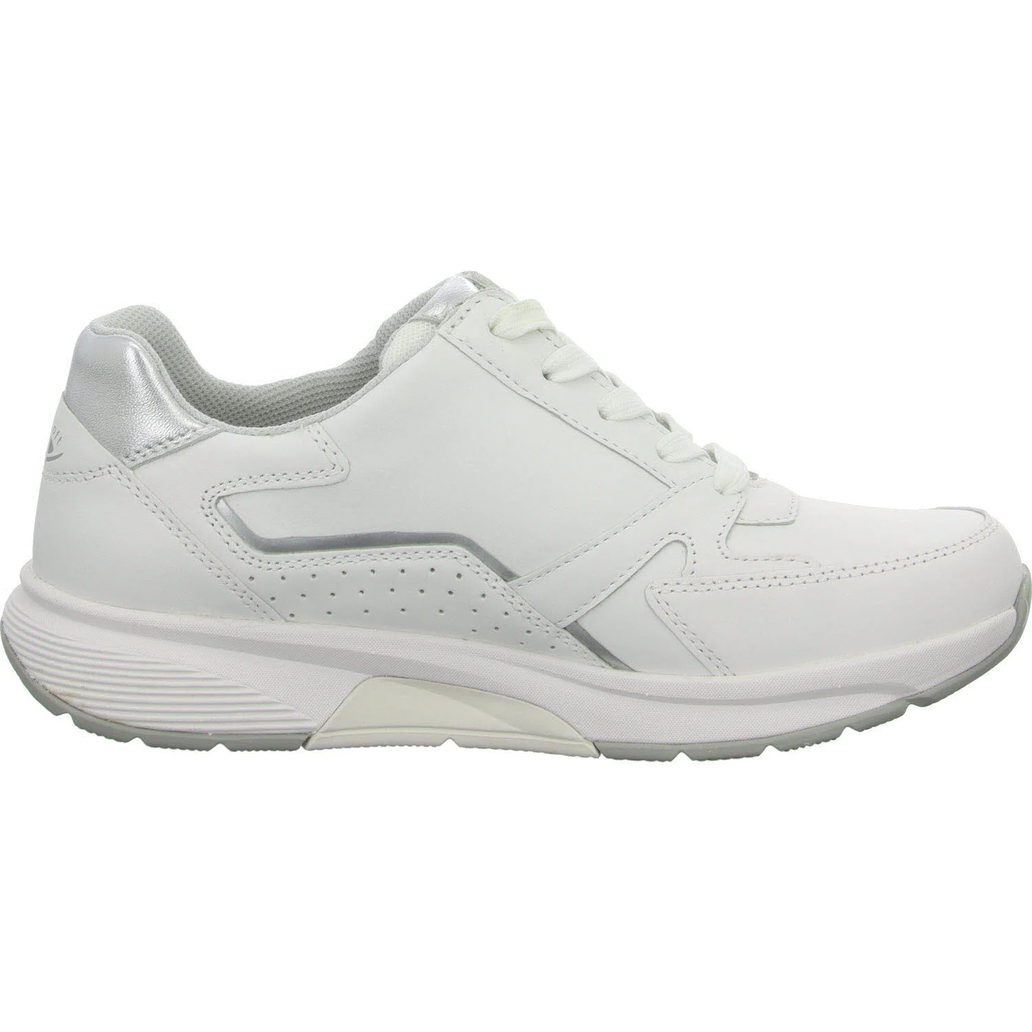 Gabor Rollingsoft Damen Schnürschuhe 86.878.52 86.878 white/silver G (normal)