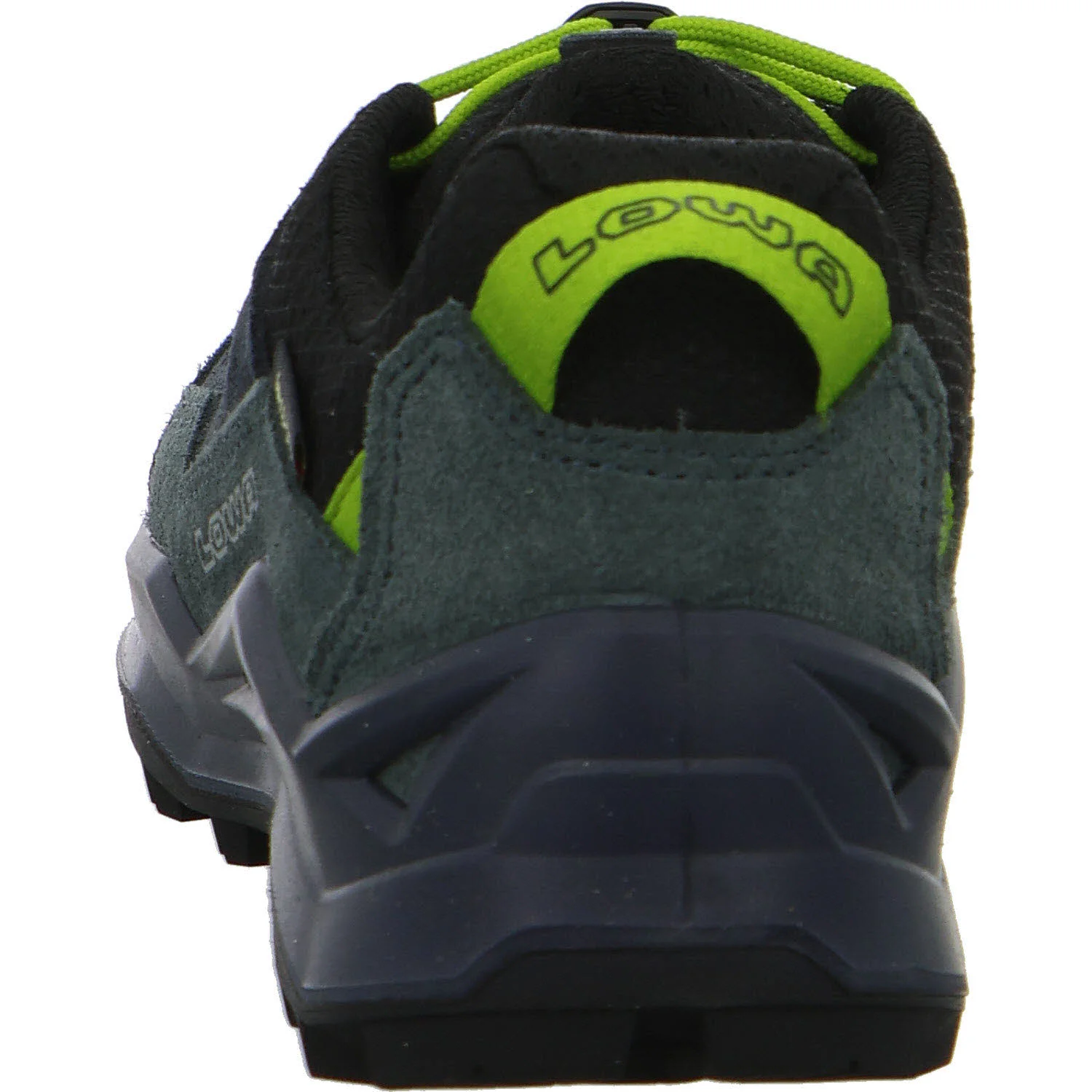 Lowa Kinderschuh zum Schlupfen 641655/7502 Wandax GTX Lo Jr dunkelpetrol/limone normal