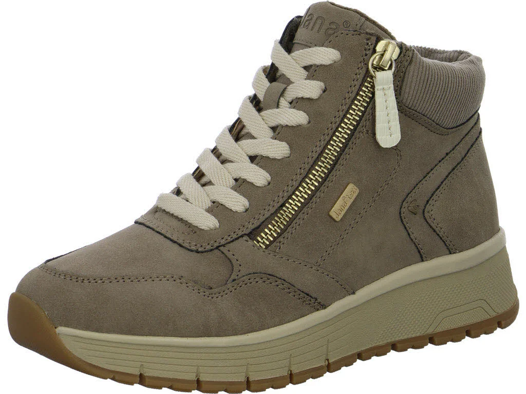 Jana Damen Schnürstiefel 8-26268-45-324 8-26268-45 pepper H (weit)