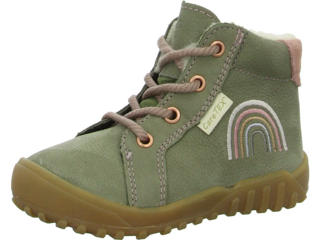 Ricosta Kinder Schnürstiefel 50 3301003/530 Dusty eukalyptus WMS weit