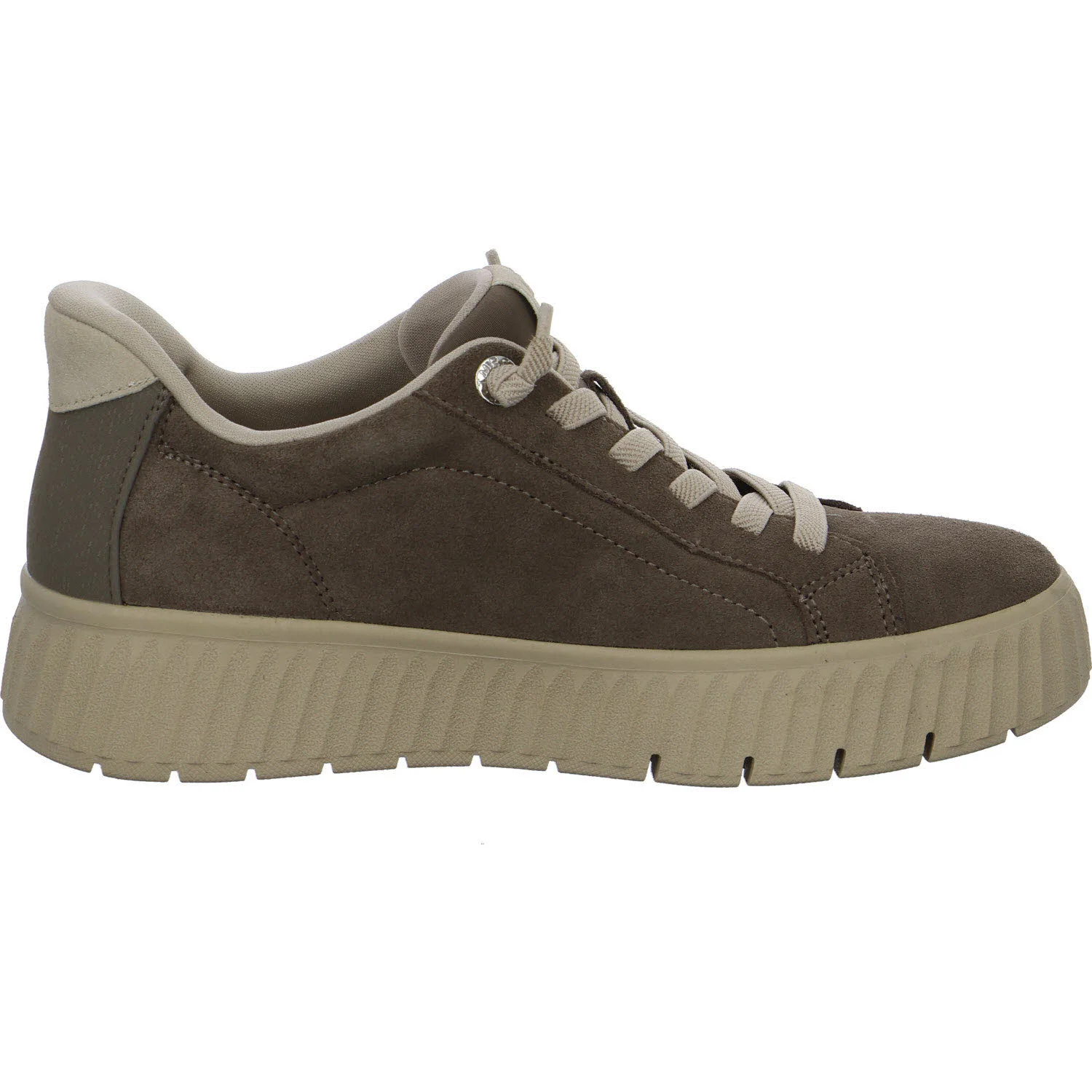 Tamaris Comfort Damen Slipper 8-83720-45-245 8-83720-45 mushroom suede weit