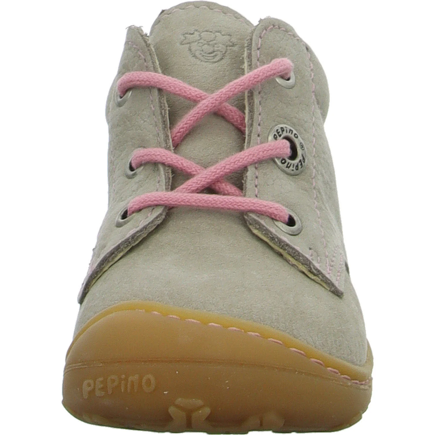 Ricosta Kinder Halbschuhe zum Schnüren 50 1200103/670 Cory kies/rosa WMS weit