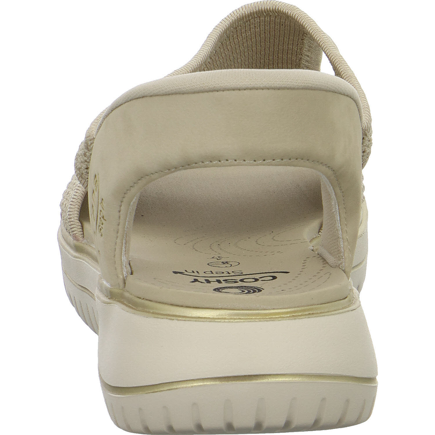 Jana Damen Sandalen 8-28775-46/499 8-28775-46 beige/gold H (weit)